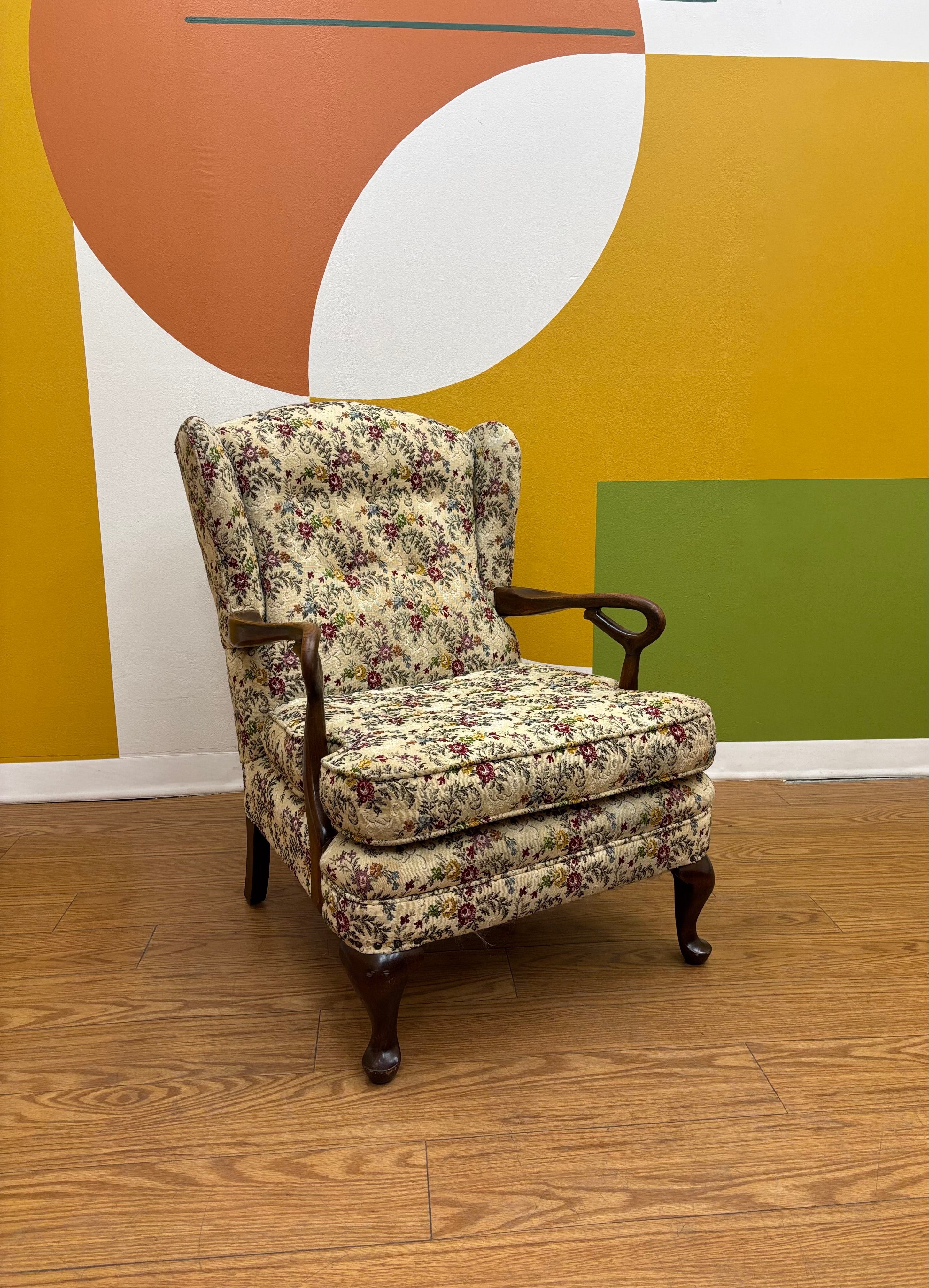 Floral Armchair