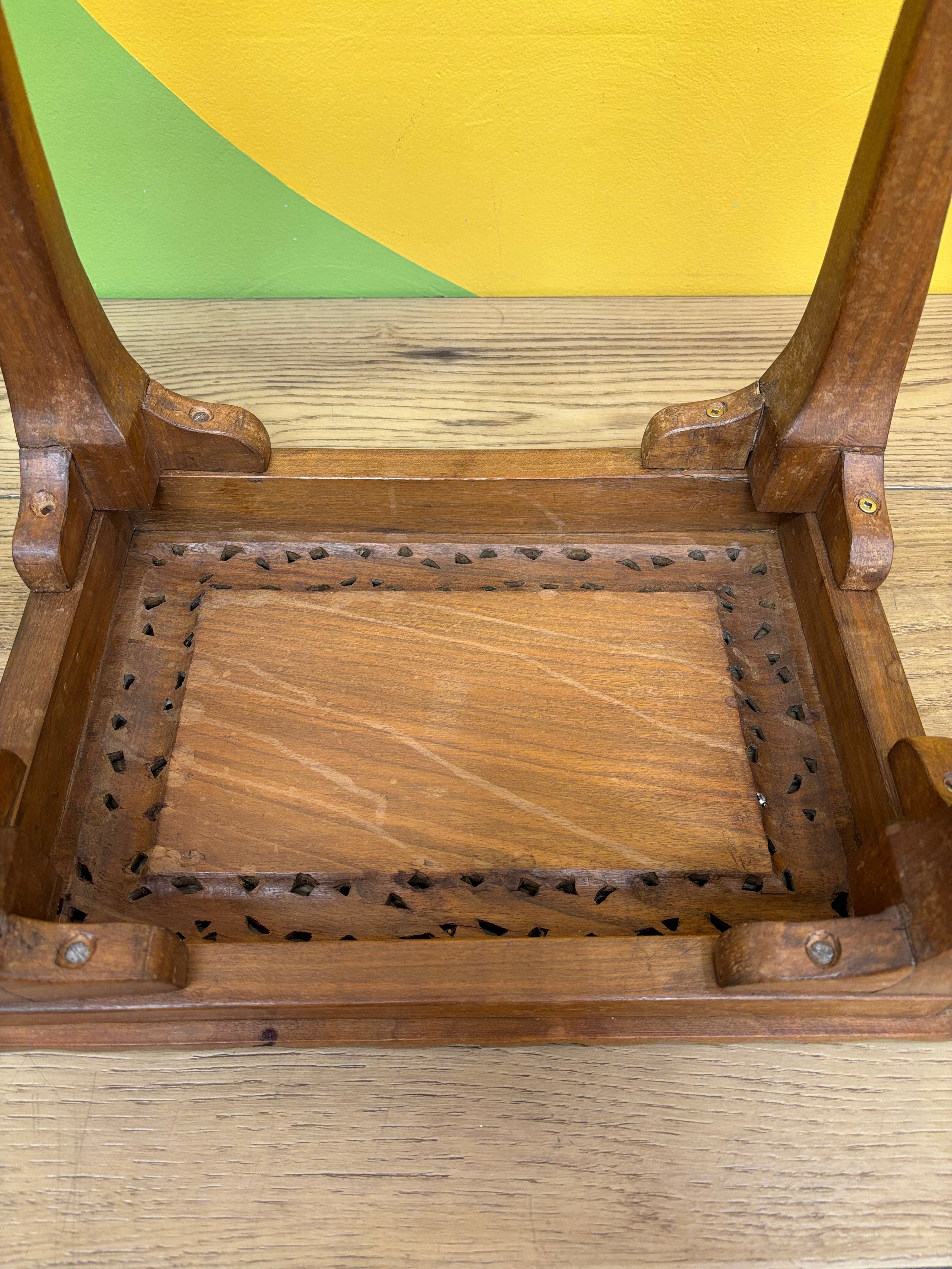 Small Wood Side Table