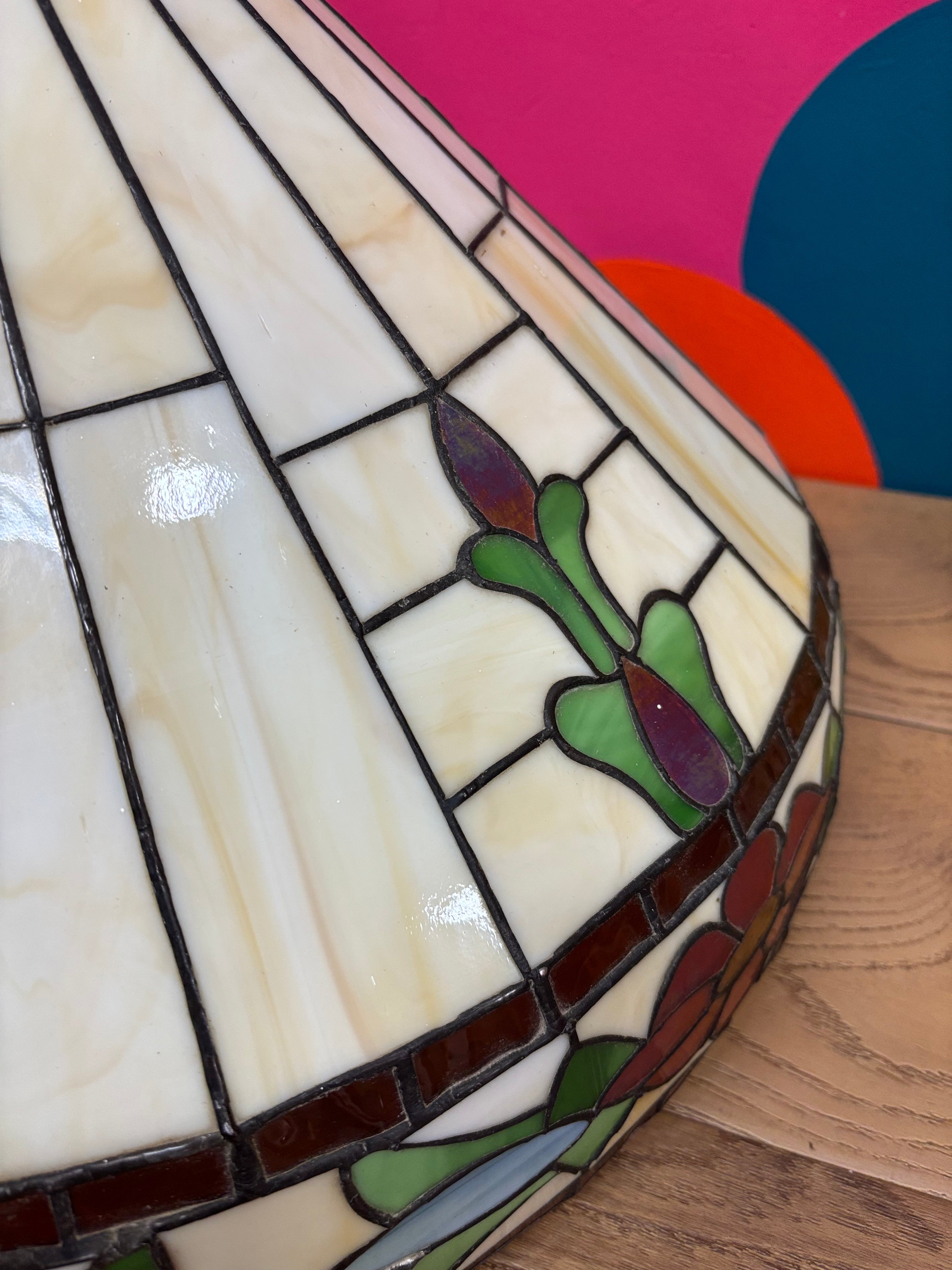 Stained Glass Swag Lamp