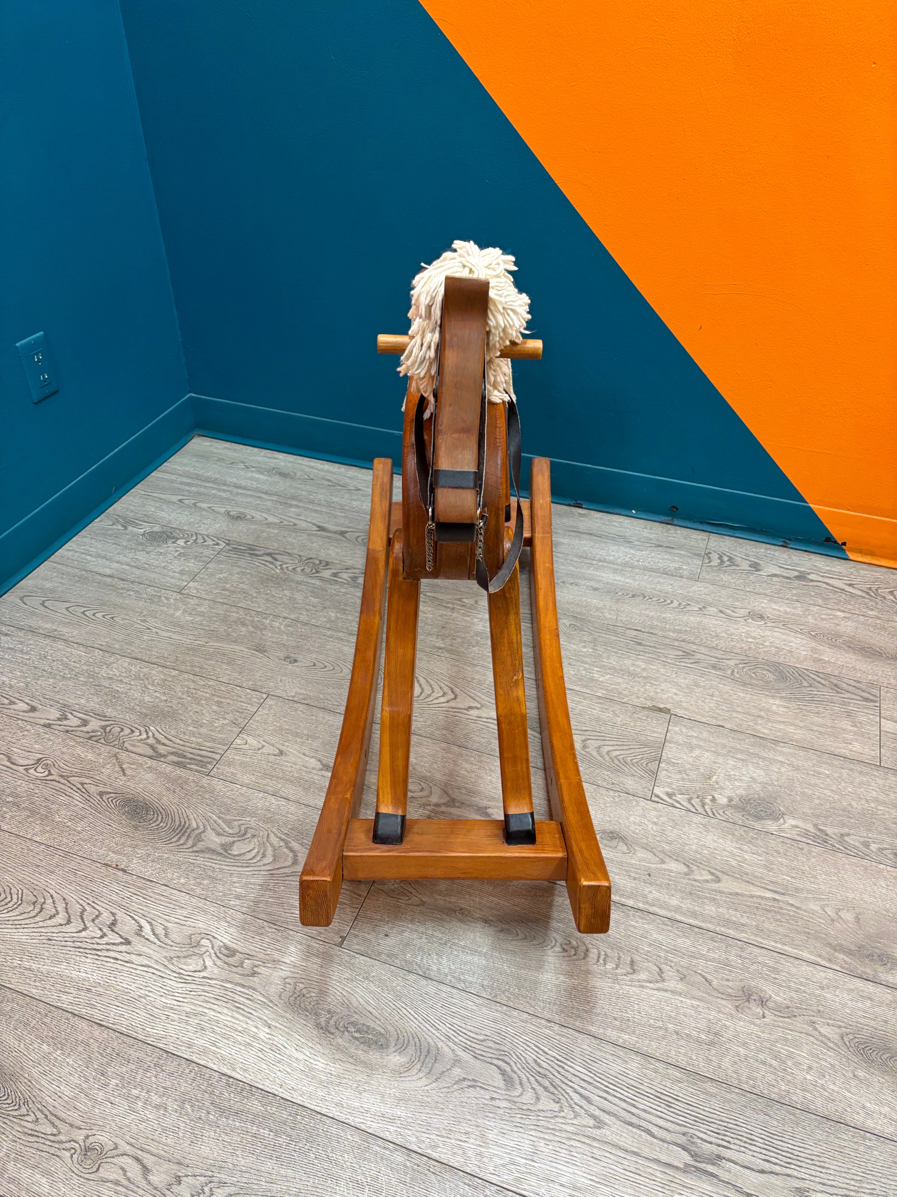 Wood Rocking Horse