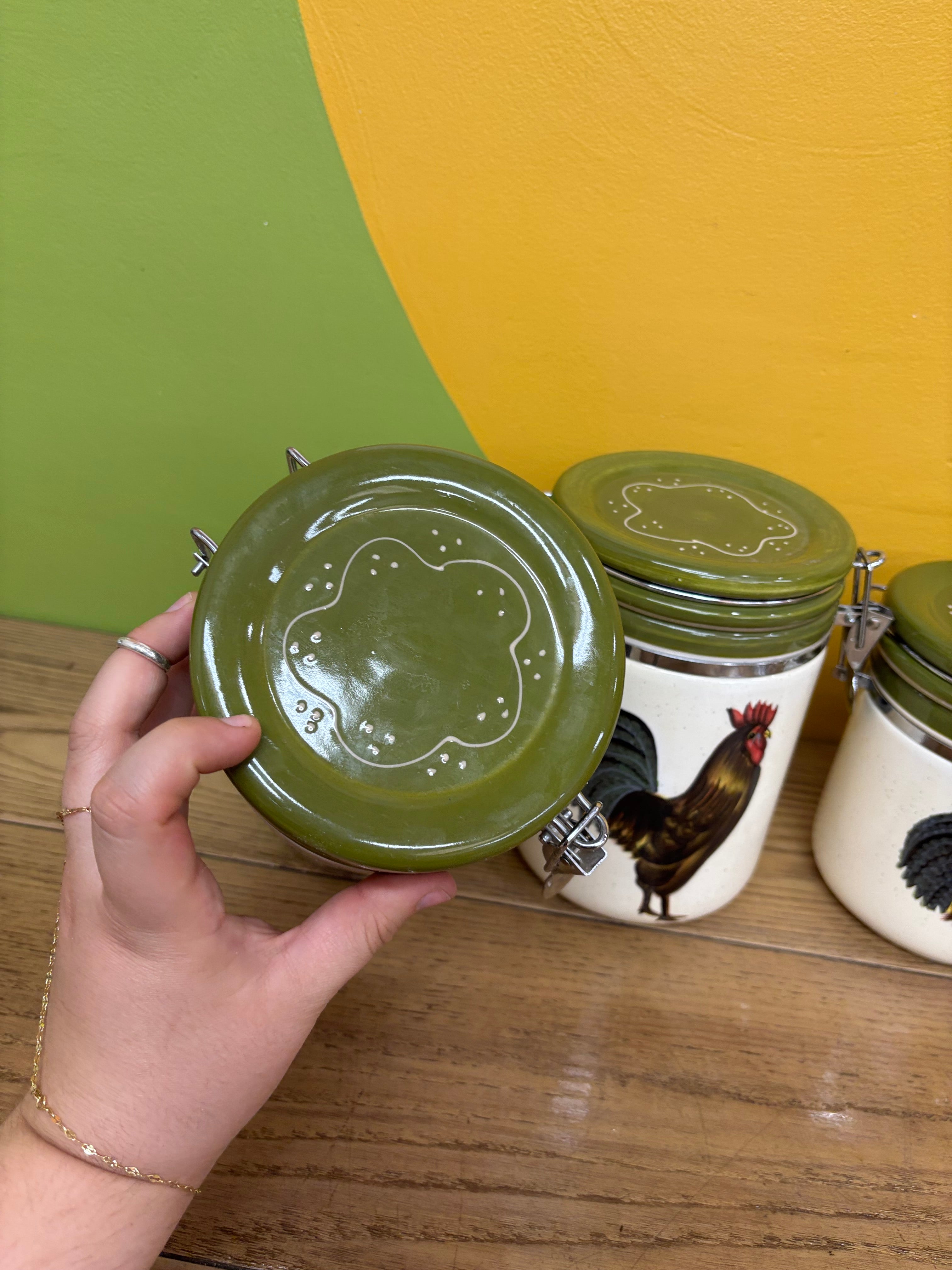 Rooster Canister Set