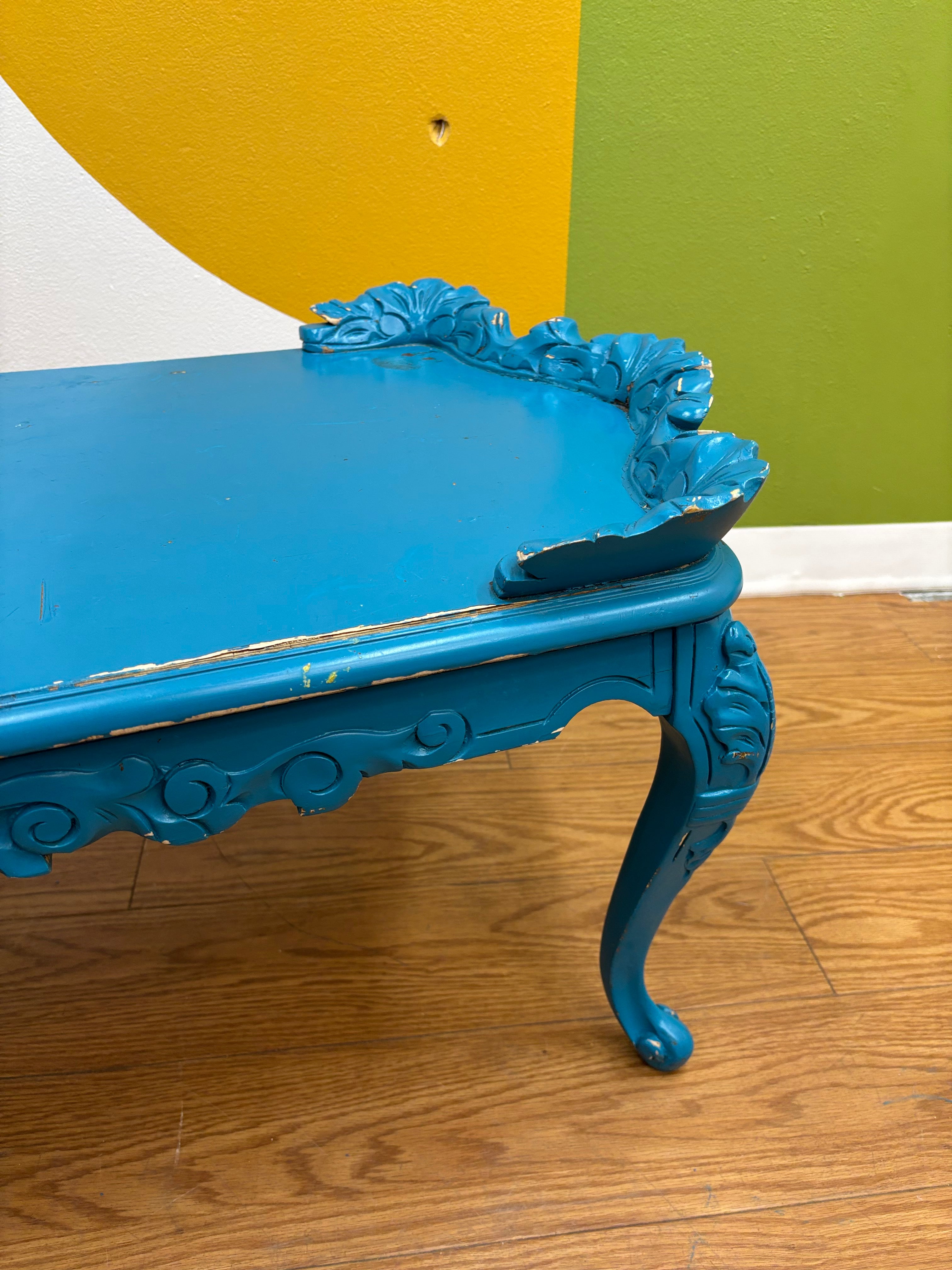 Blue Coffee Table