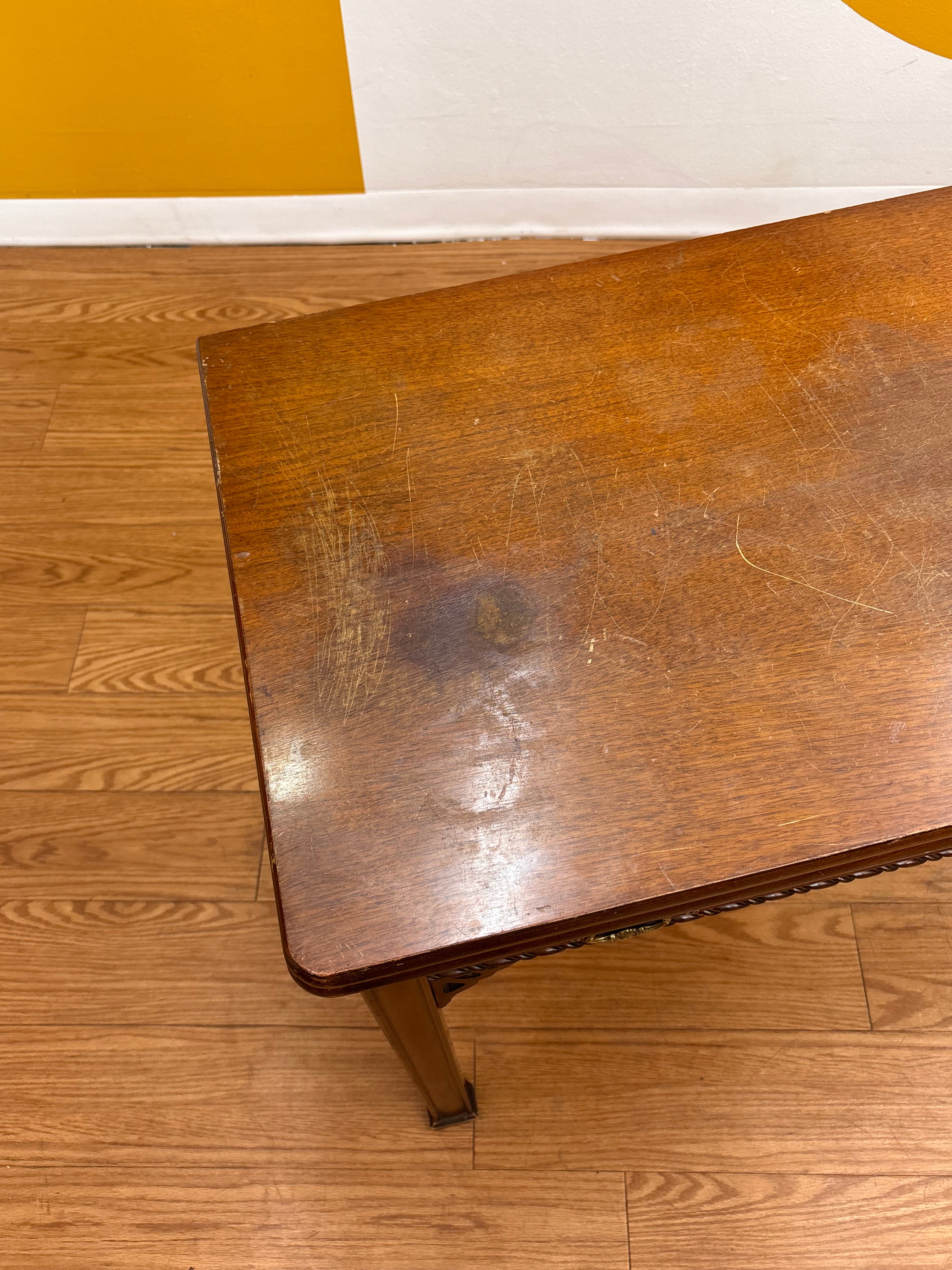 Wood Drop Leaf Dining Table