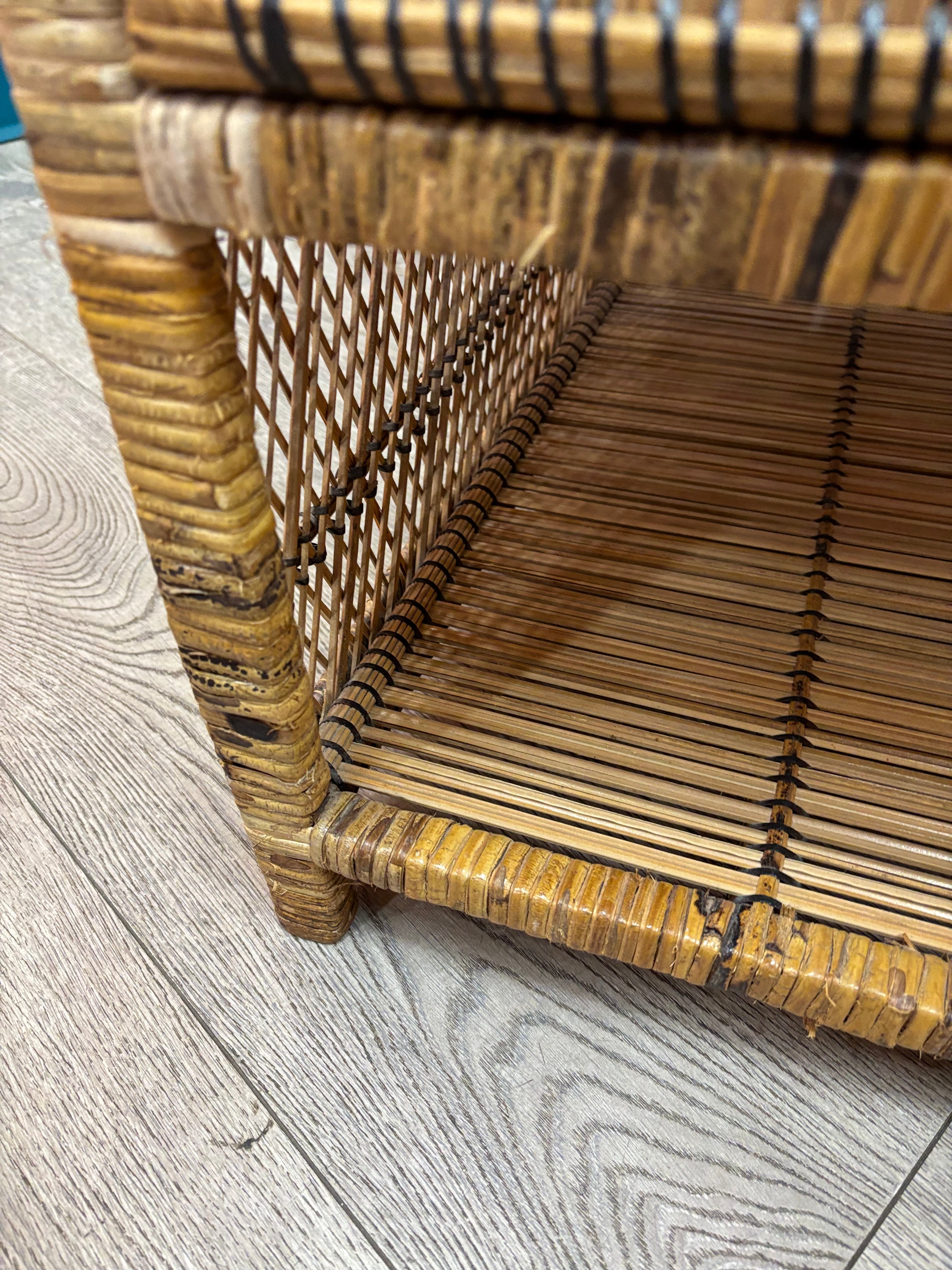 Wicker Nightstand