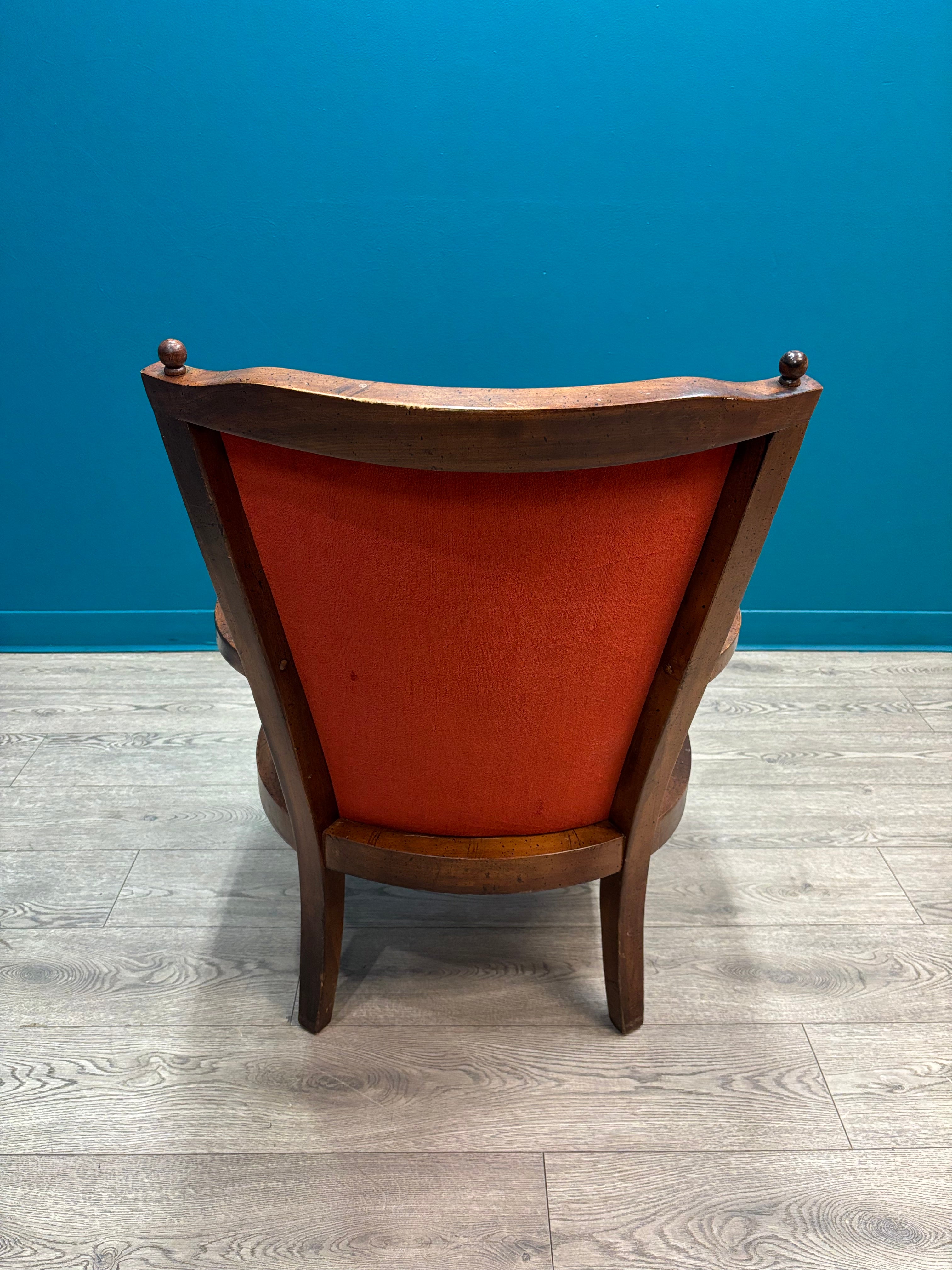 Red Tufted Armchair (4 available)