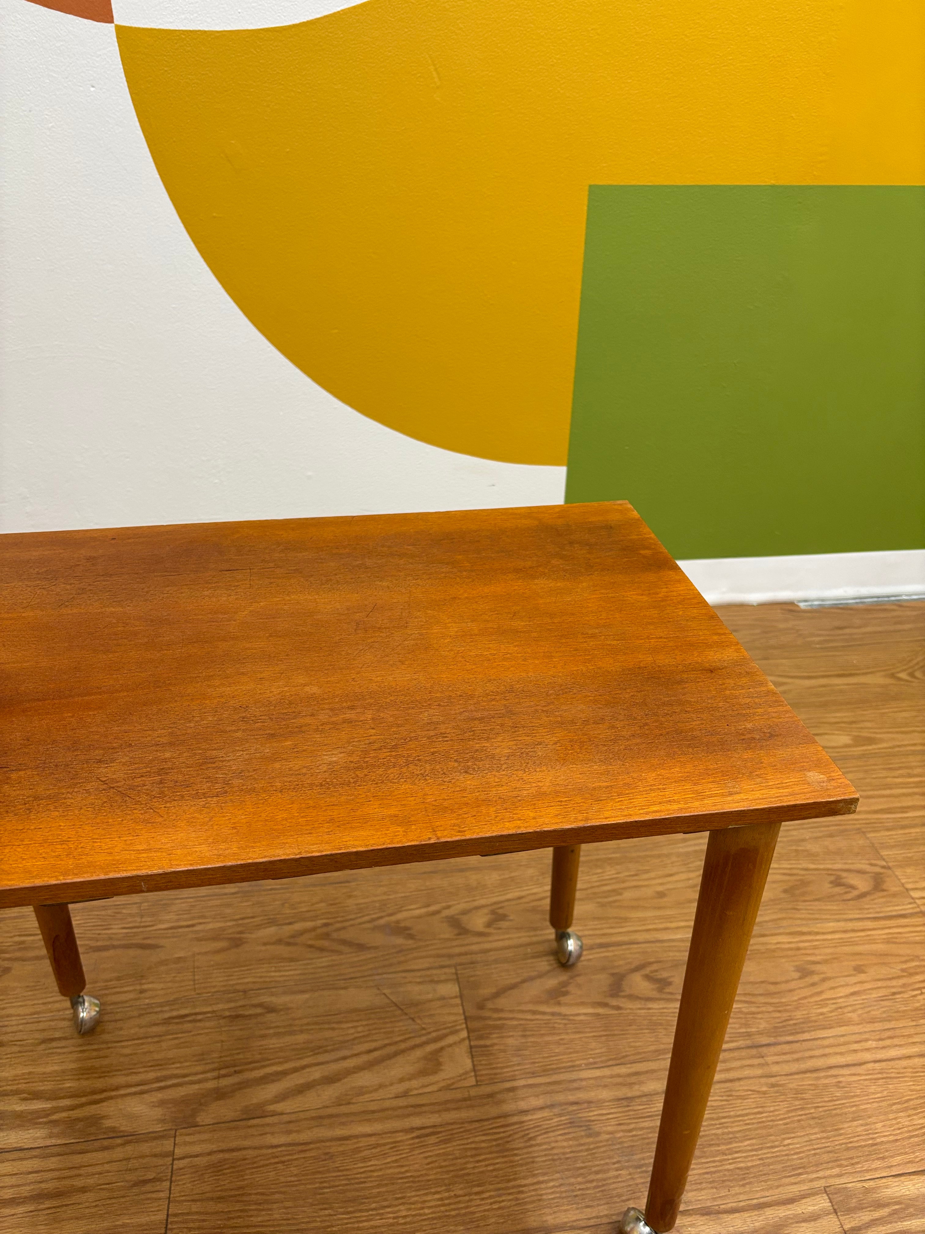 Rolling Side Table