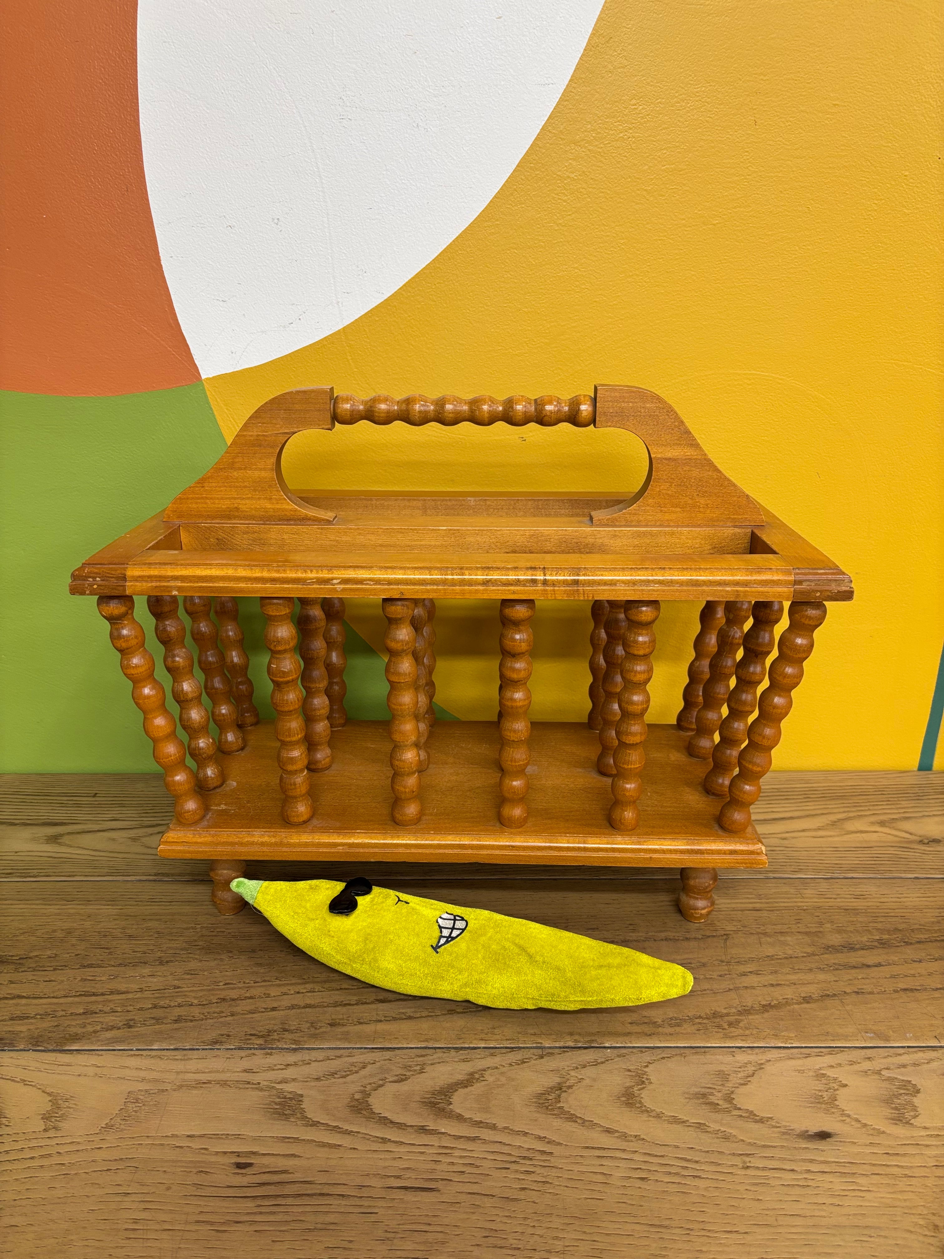 Wood Magazine Rack