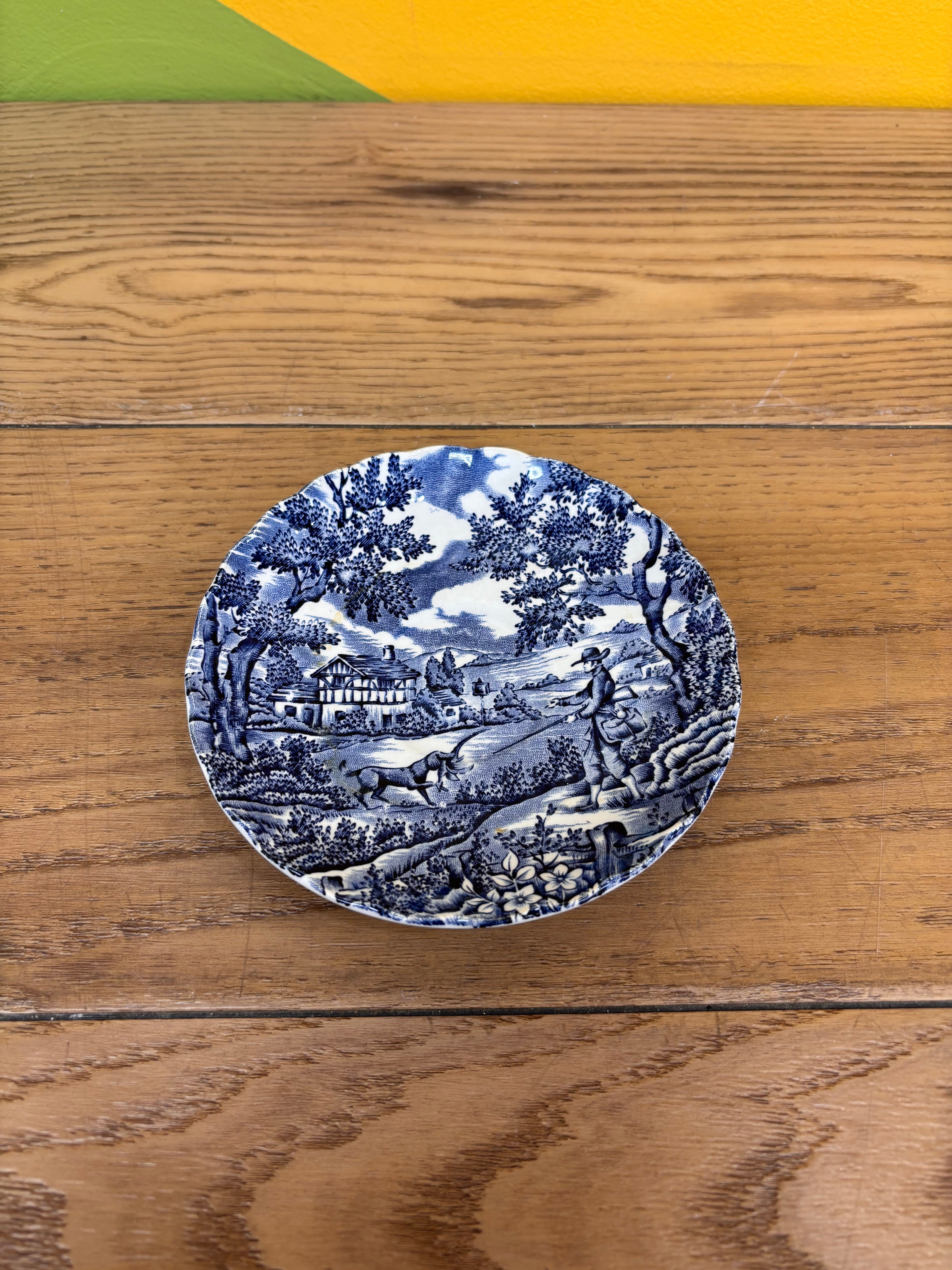 Blue and White Saucer (2)