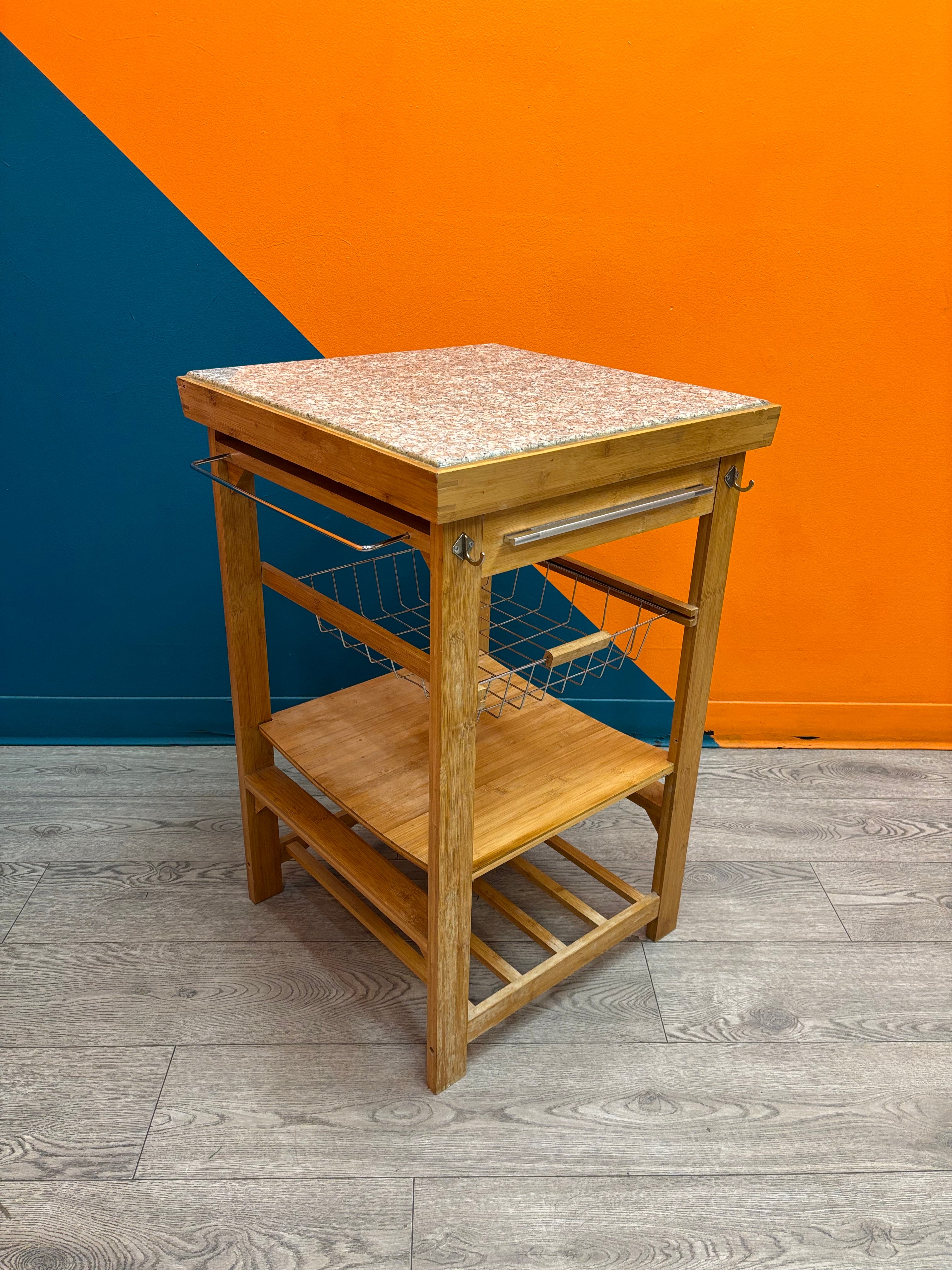 Wood Kitchen Cart