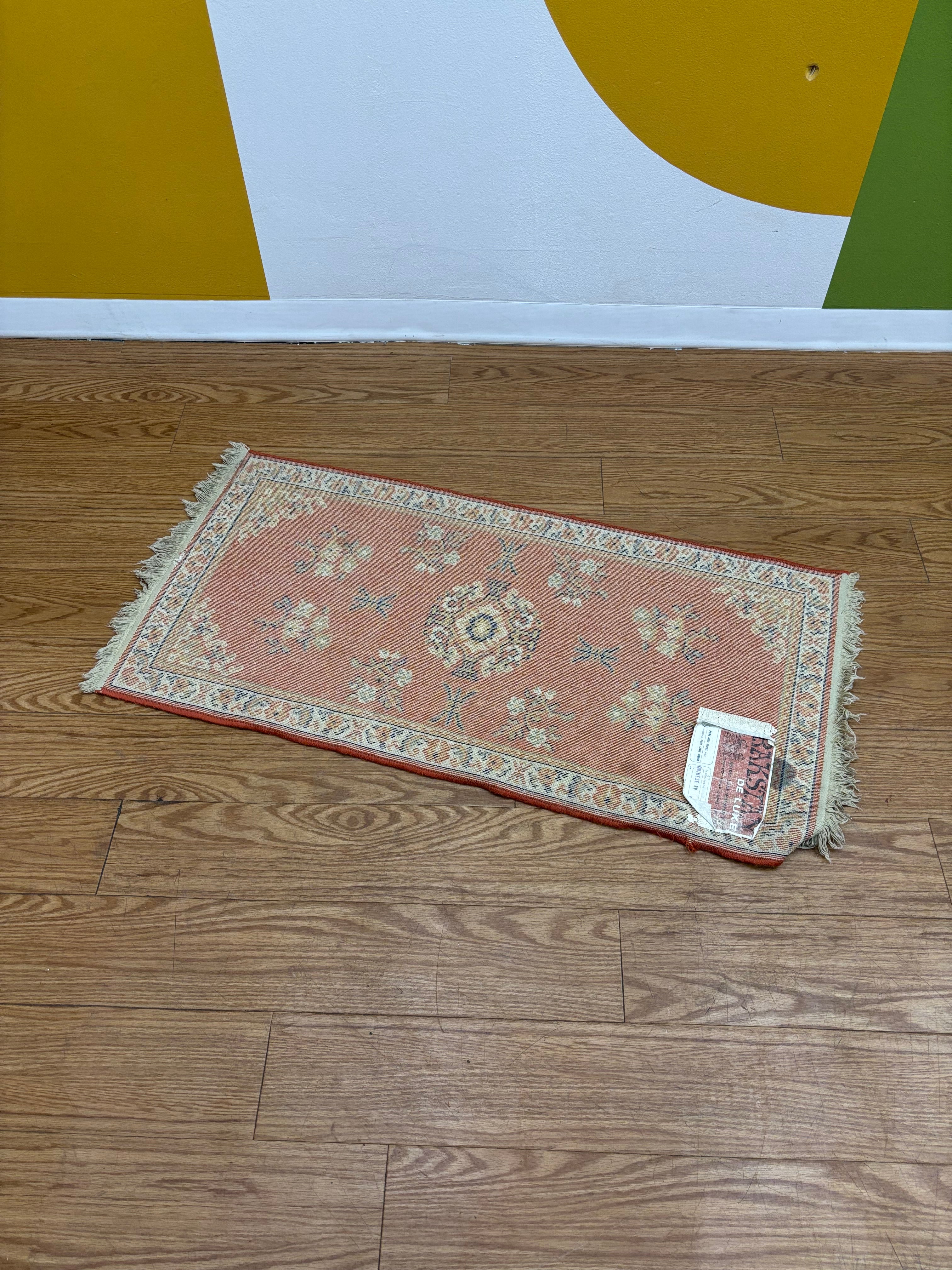 Small Orange Rug