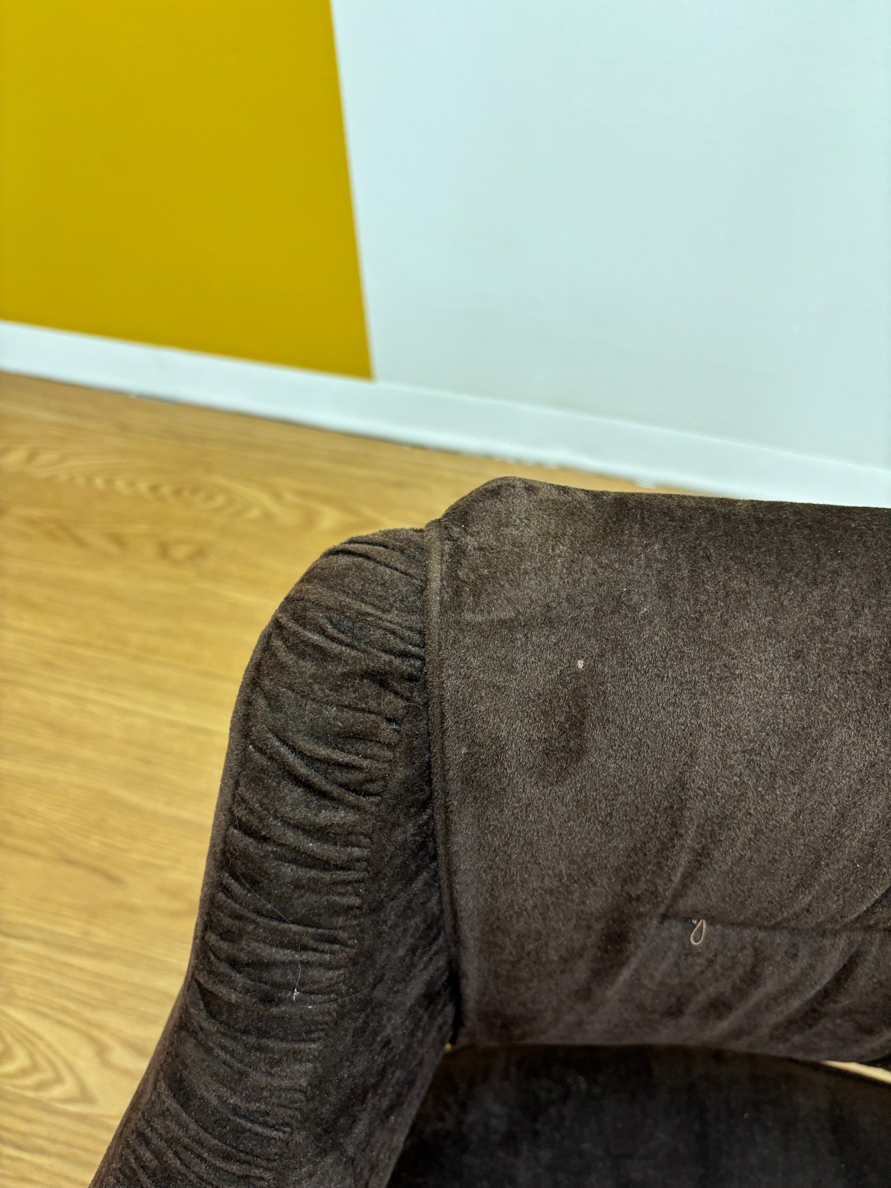 Brown Velvet Chair