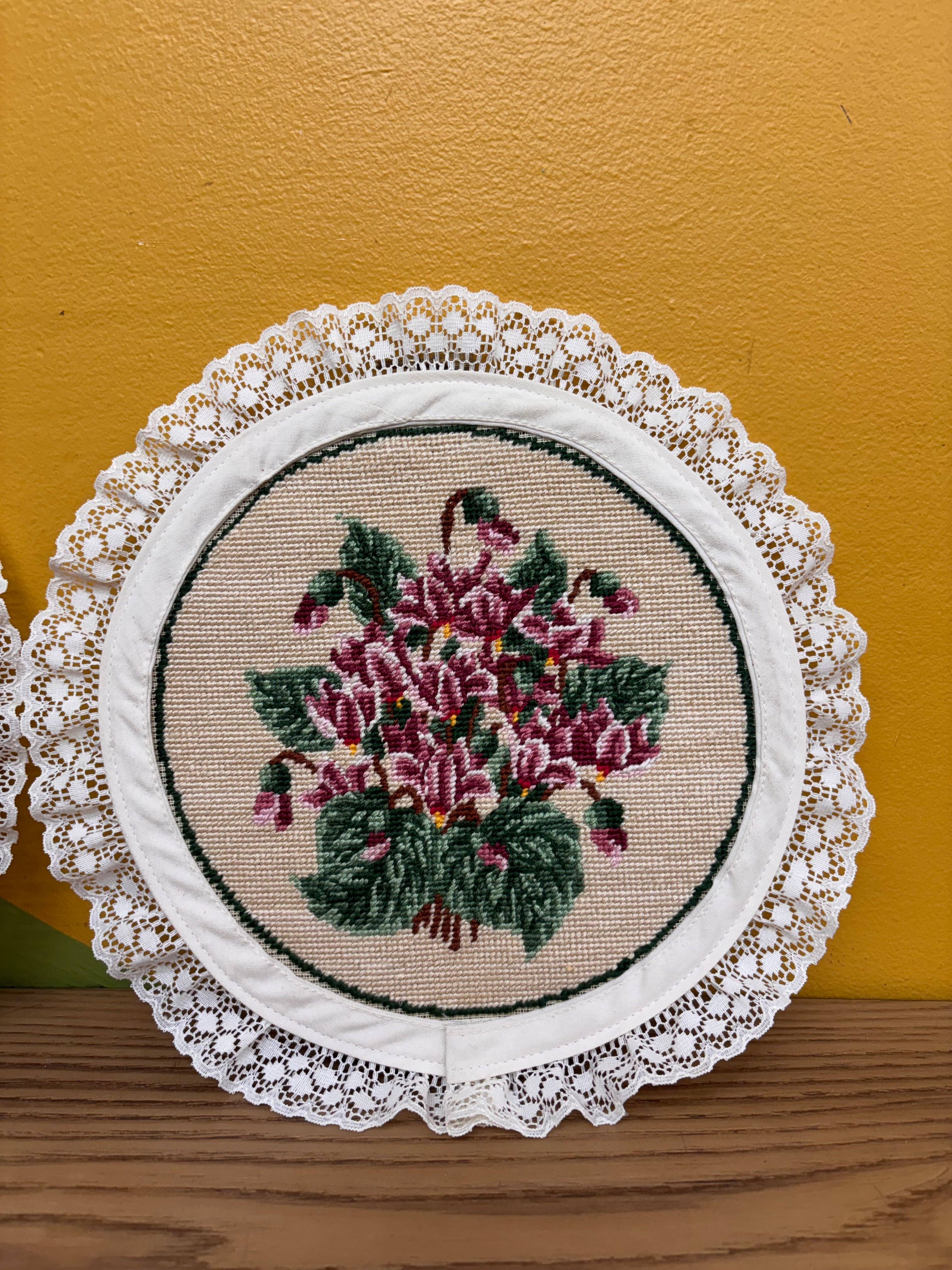 Set of 2 Needlepoints