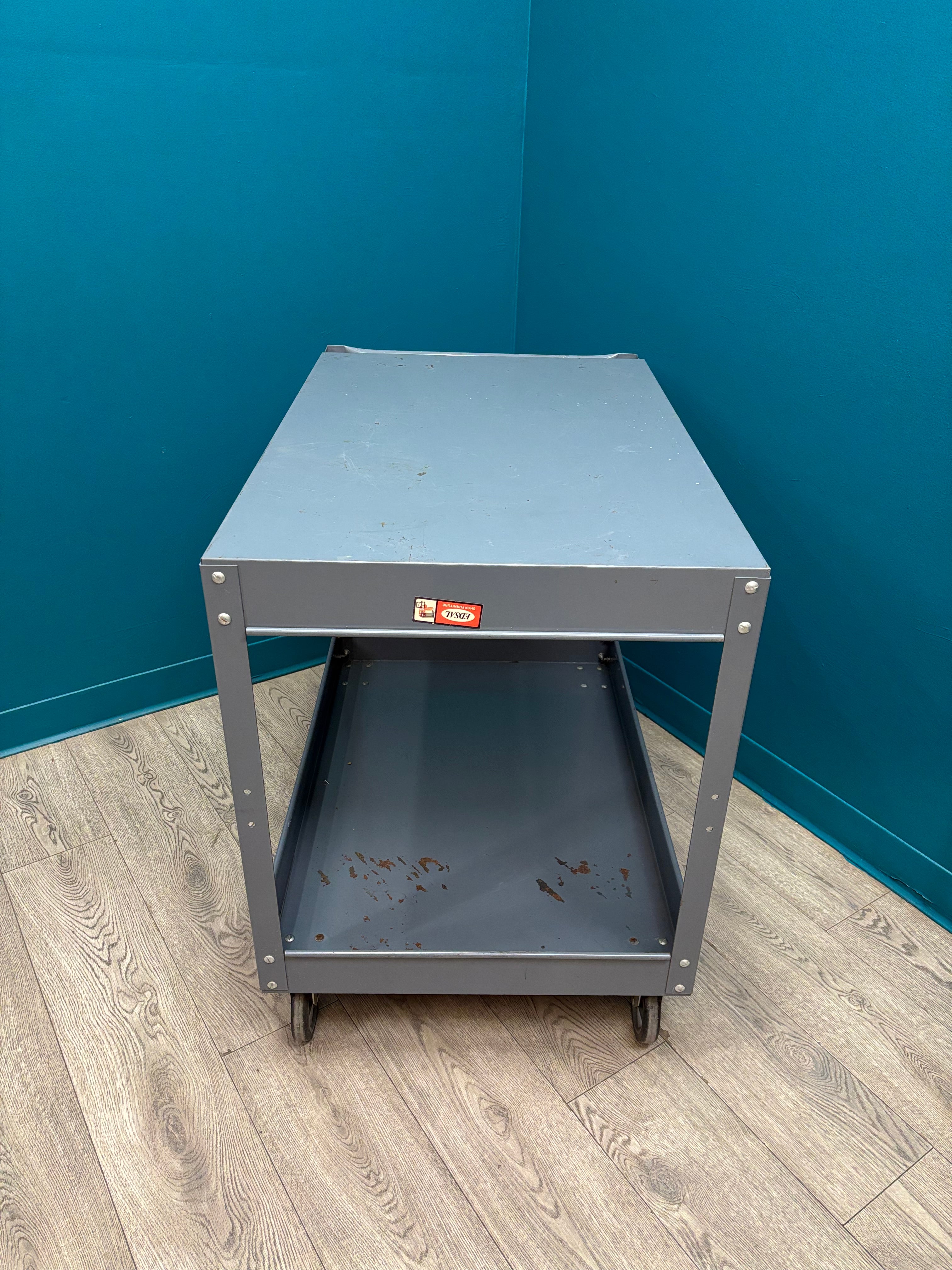 Large Metal Rolling Cart