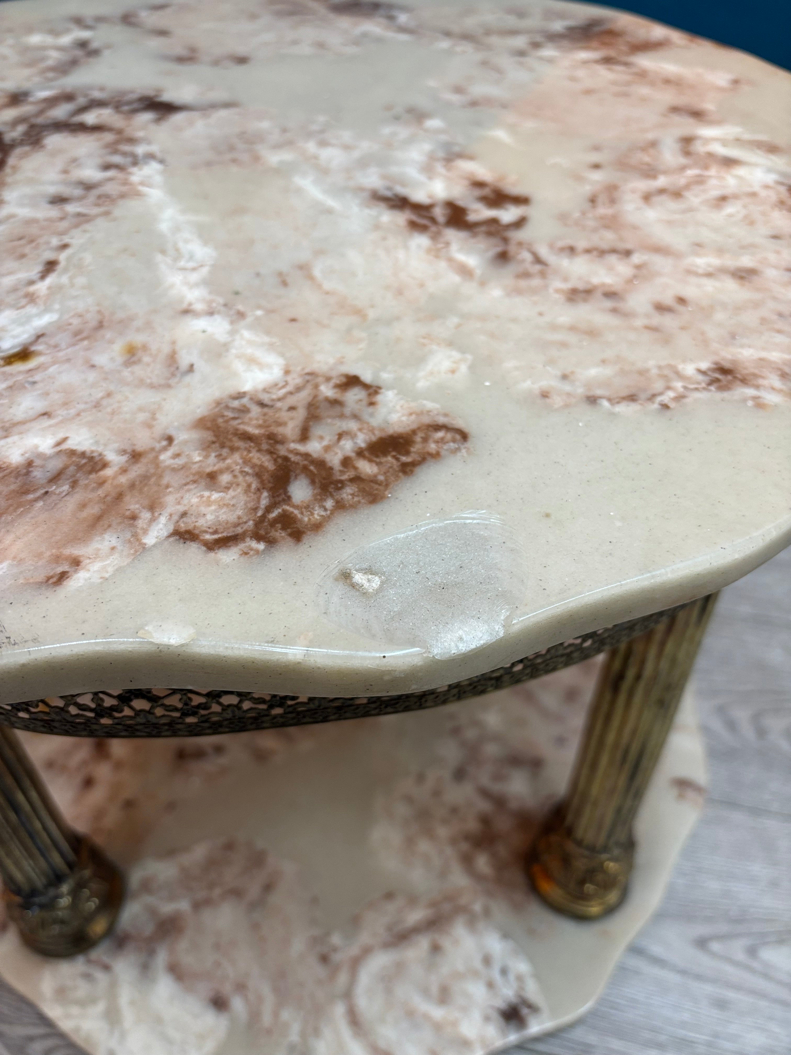 Round Marble Side Table