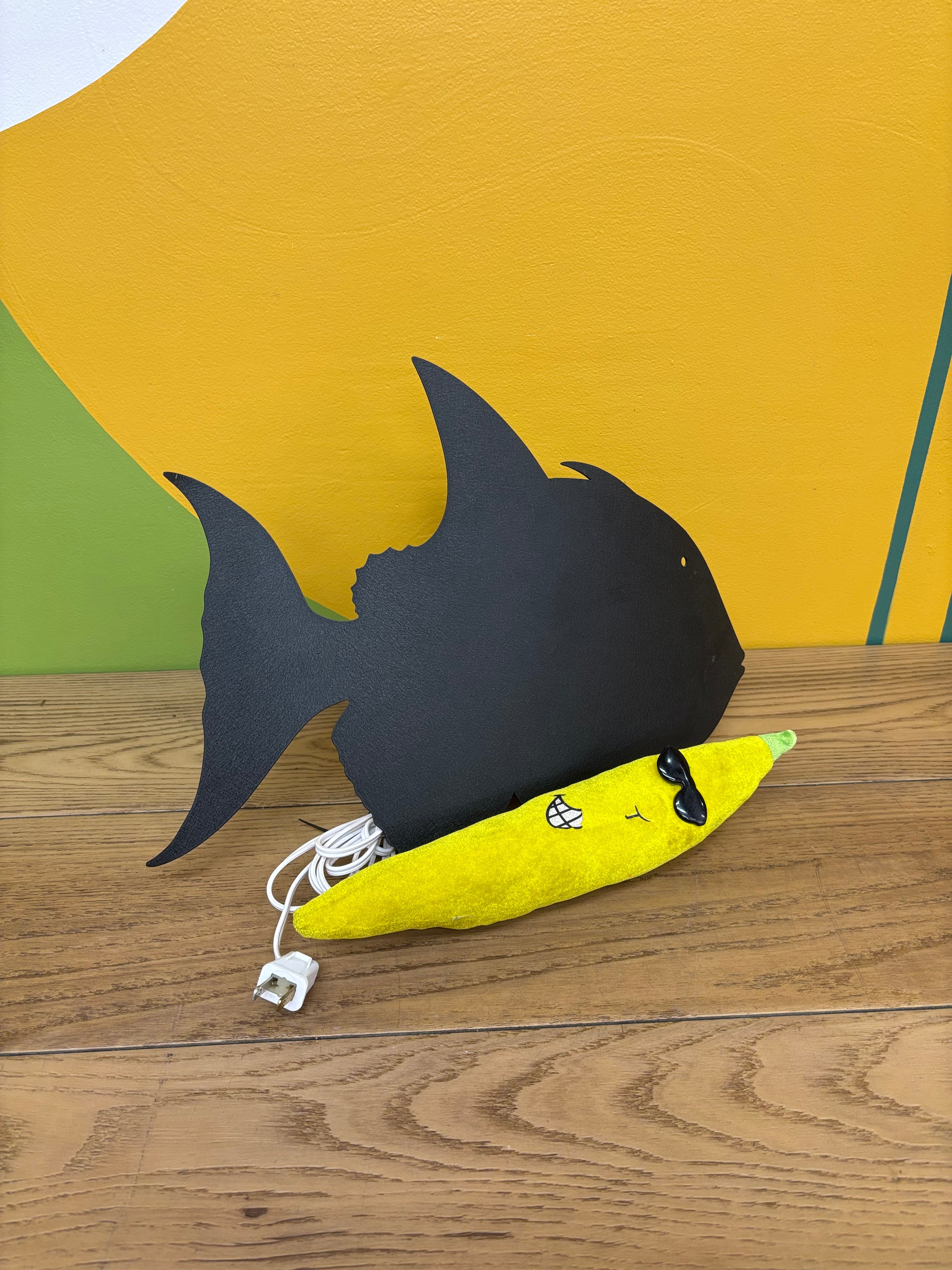 Metal Wall Fish Lamp