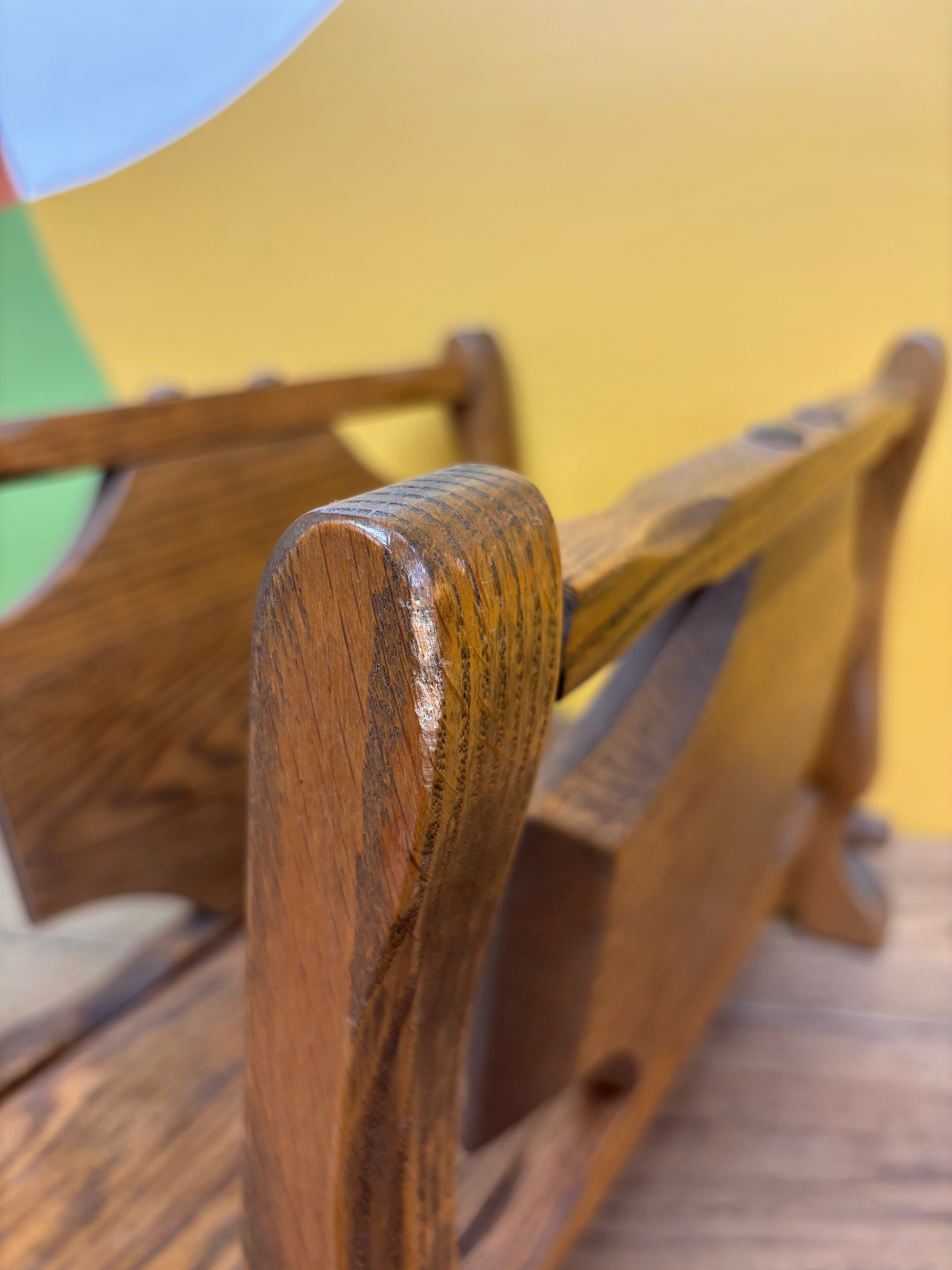 Wood Magazine Rack