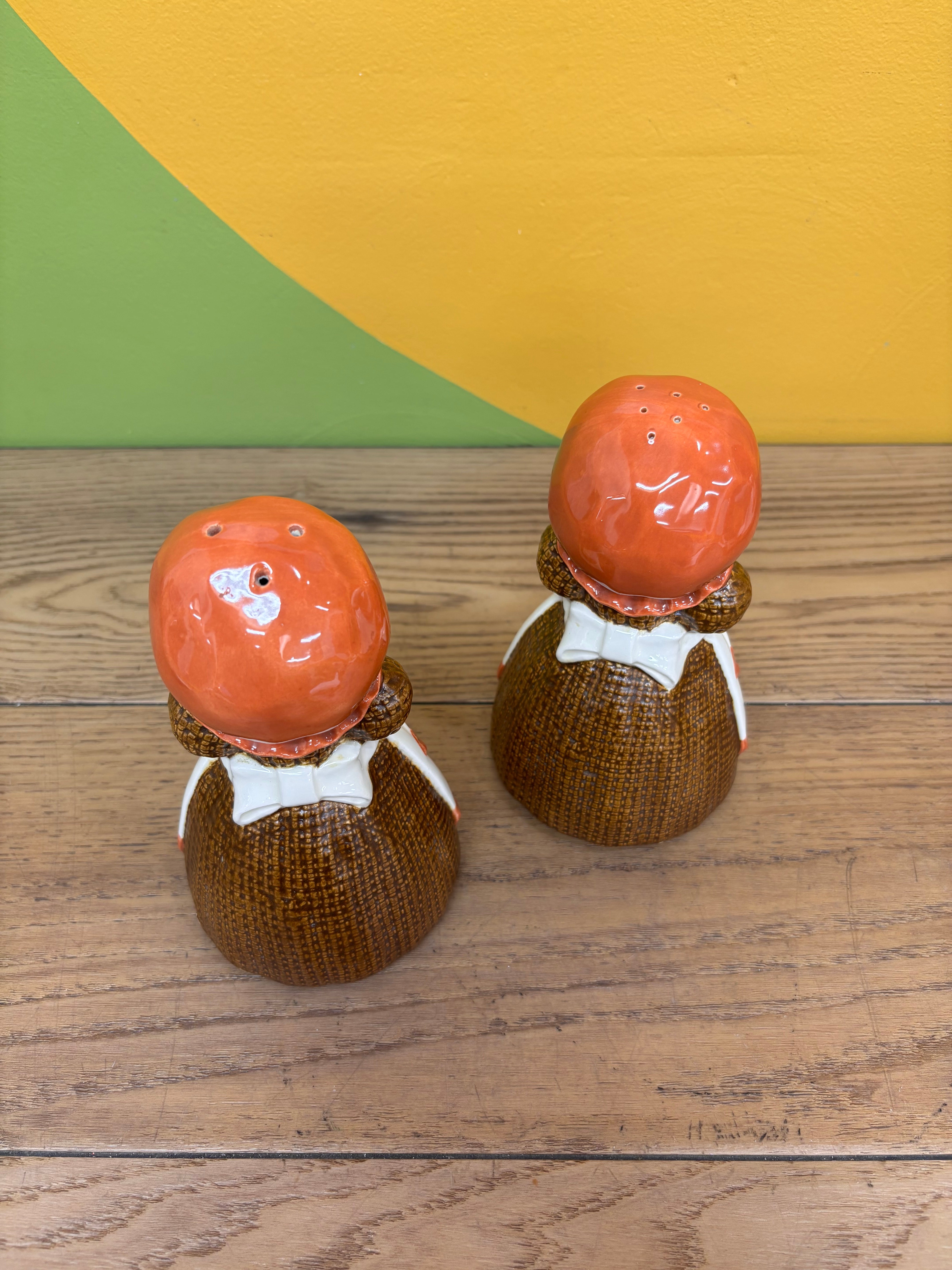 Ceramic Burlap Doll Kitchen Set