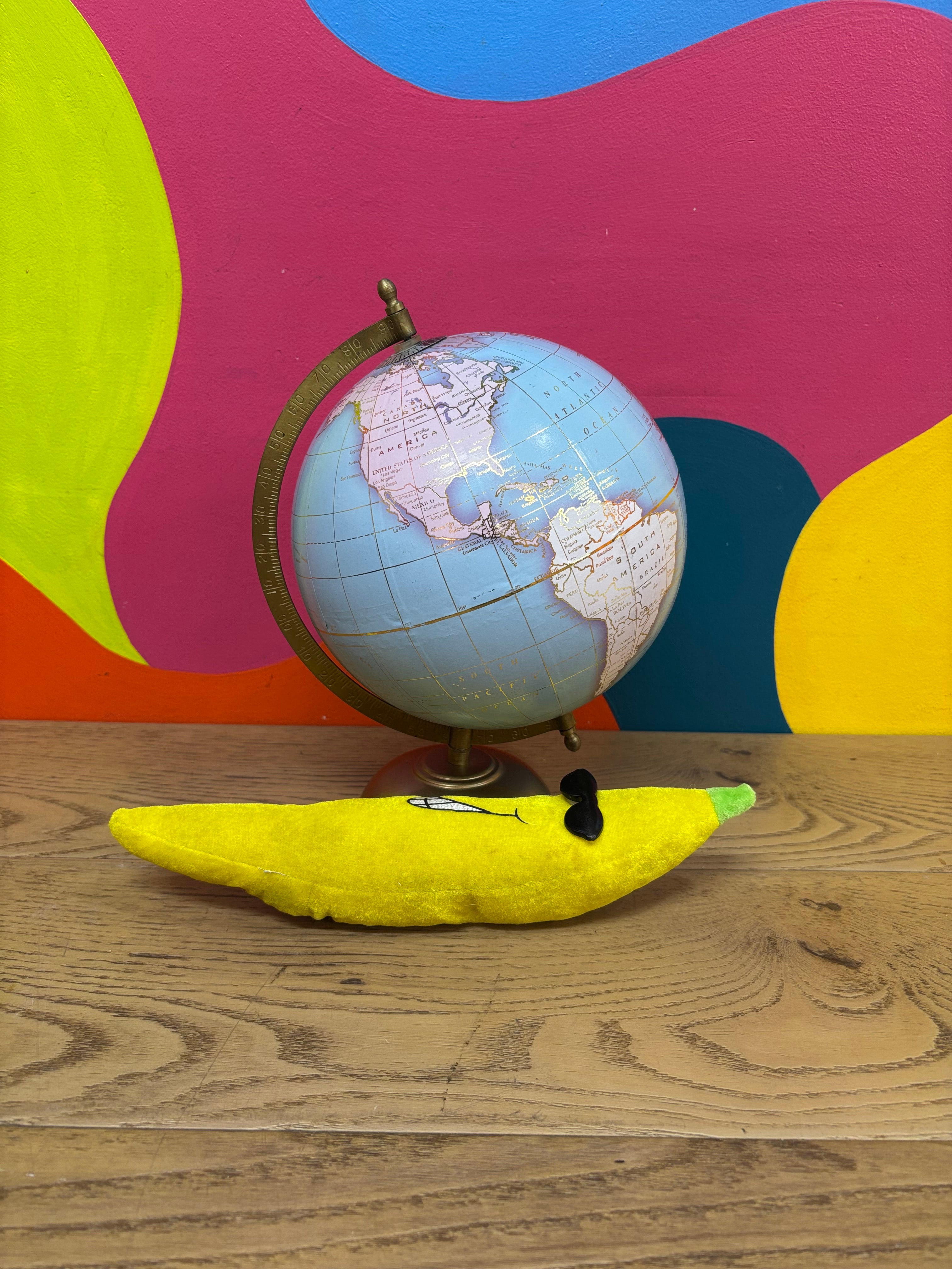 Small Blue & Gold Globe