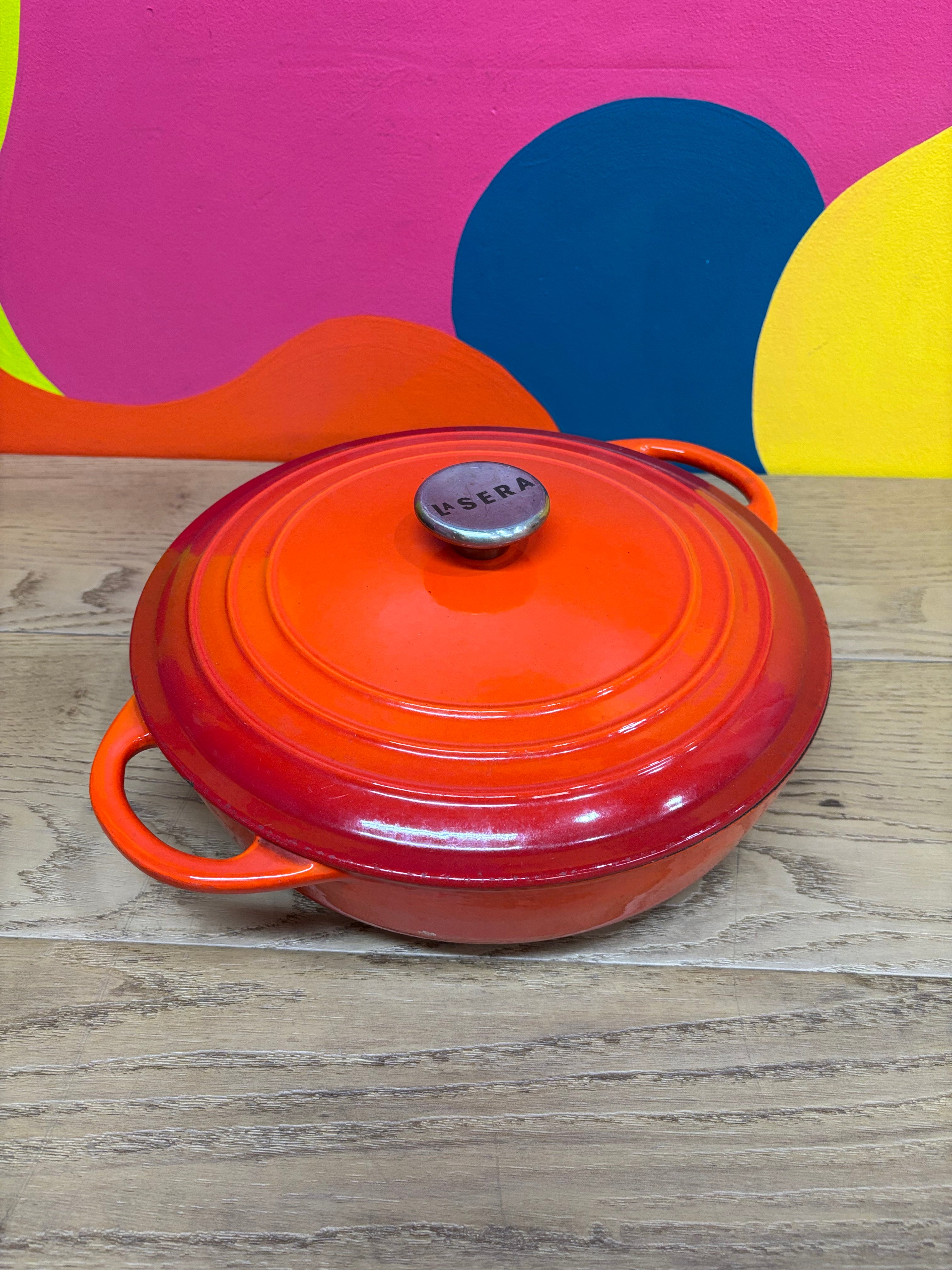 Orange La Sera Dutch Oven