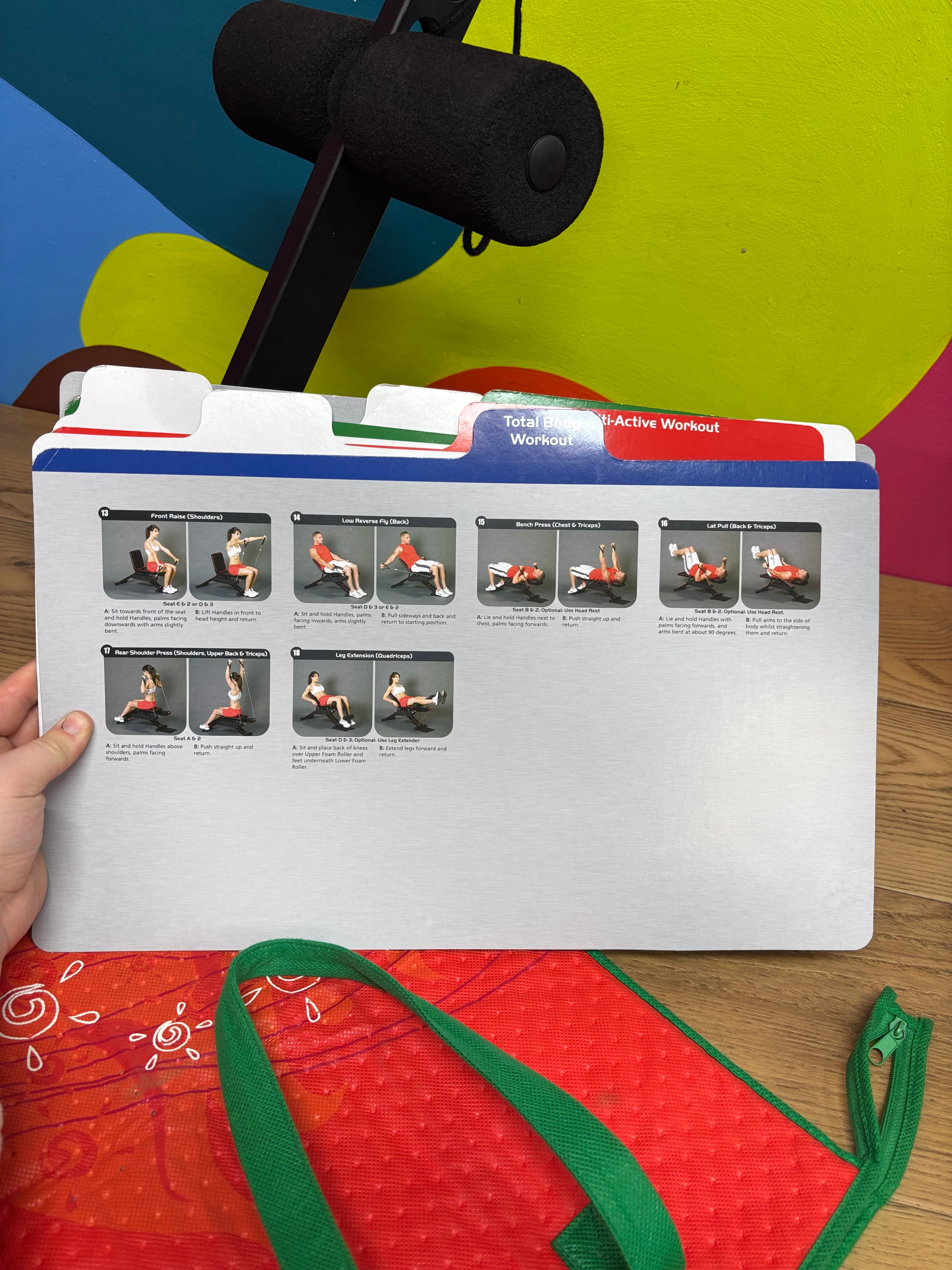 TOTAL FLEX Foldable Home Gym Bench