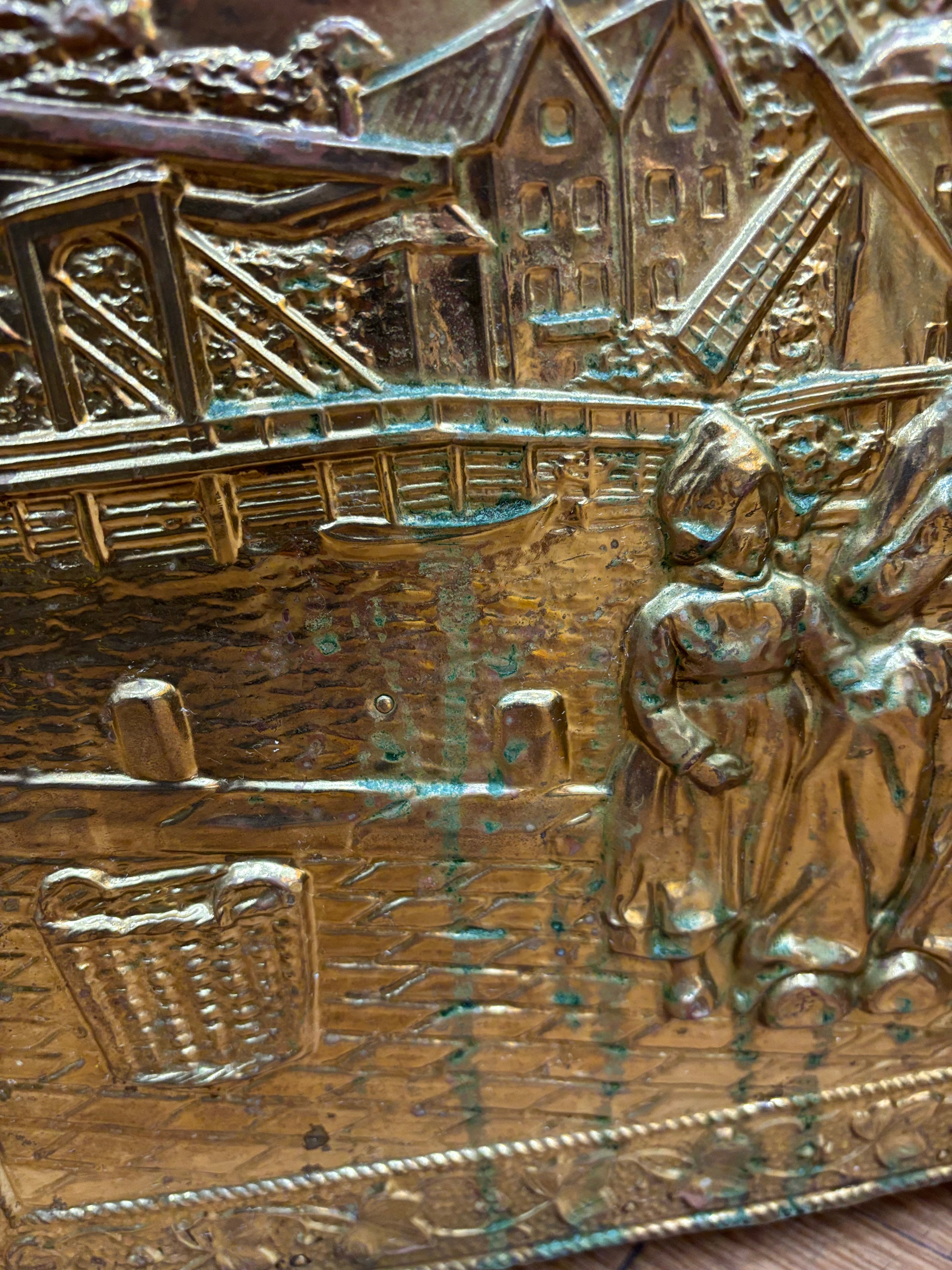 (2) Gold Tone Boxes
