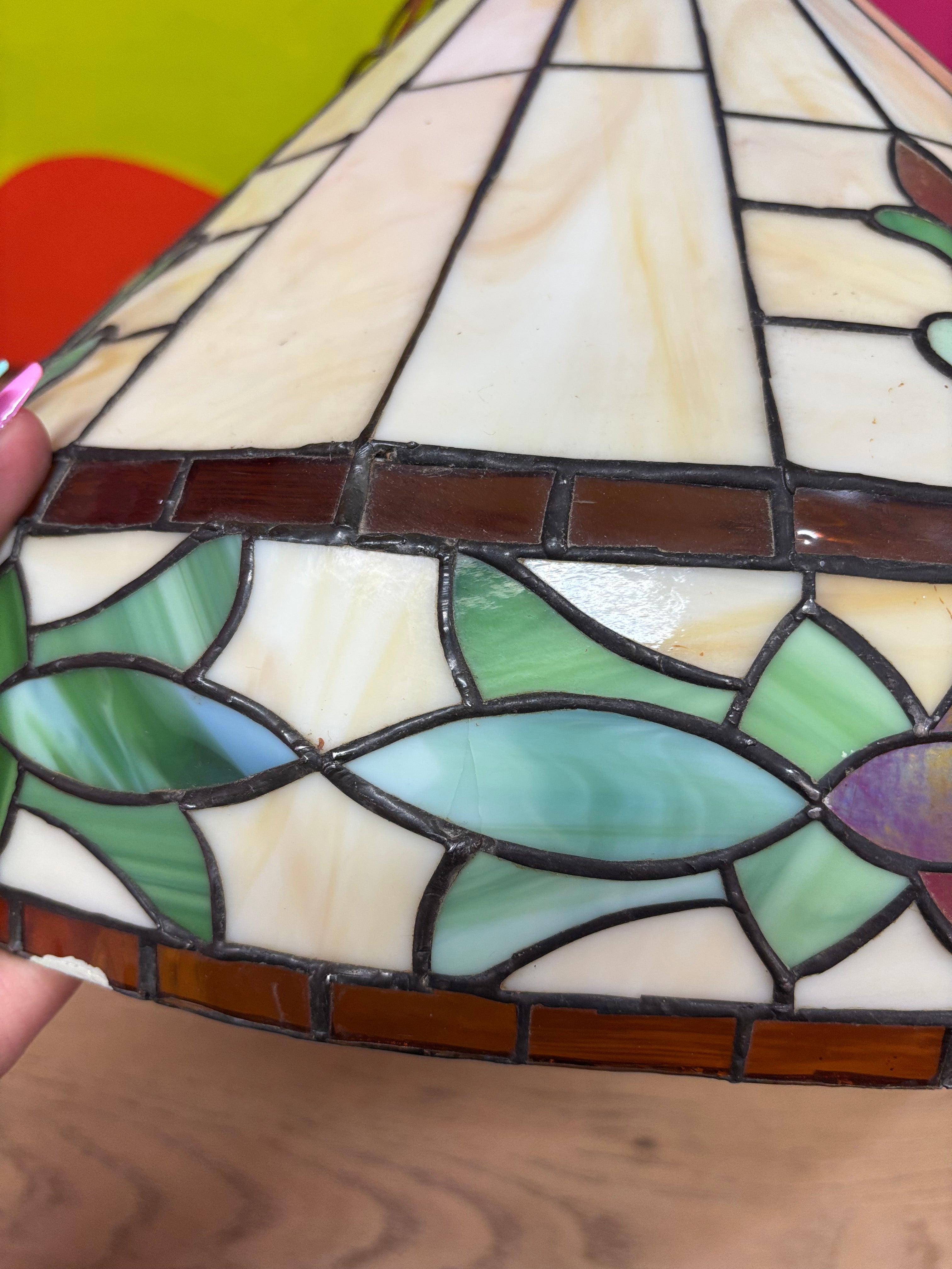 Stained Glass Swag Lamp