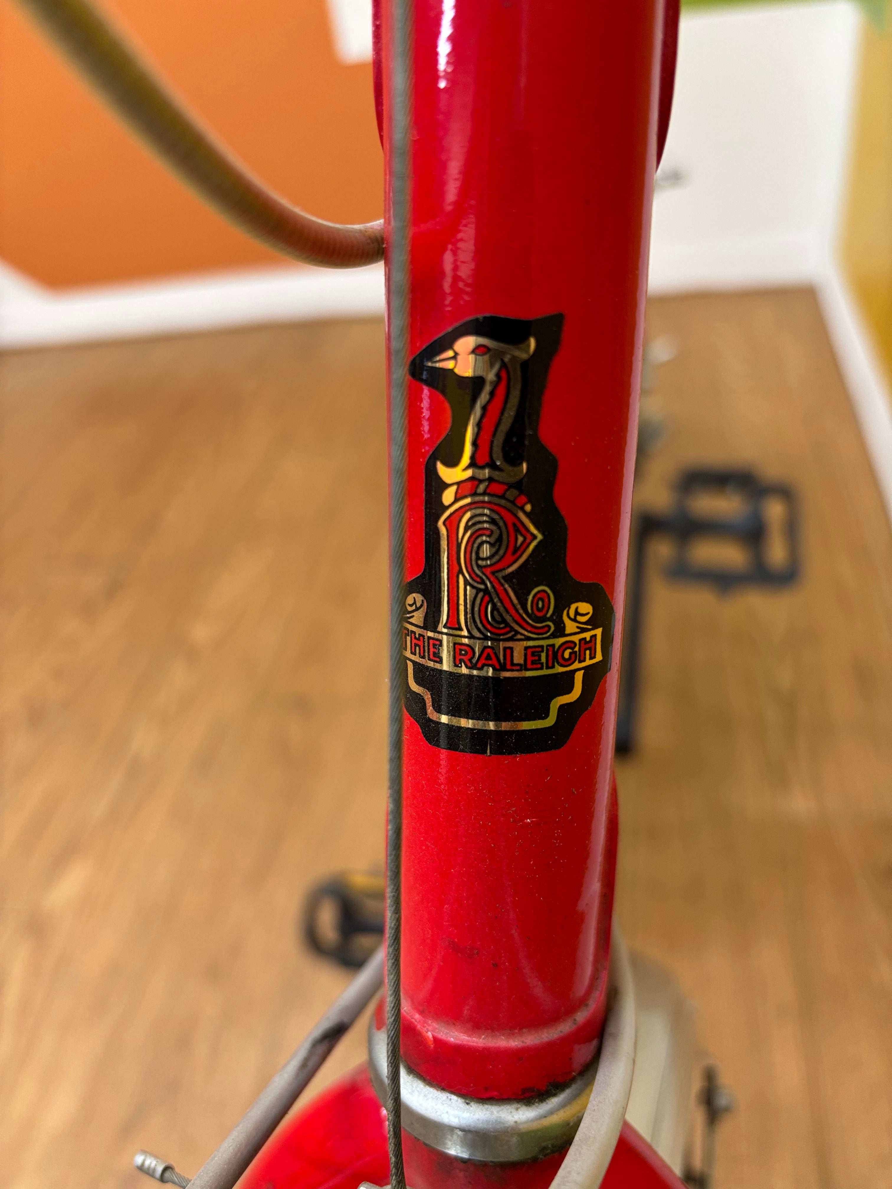 Red Raleigh Ozark Bicycle