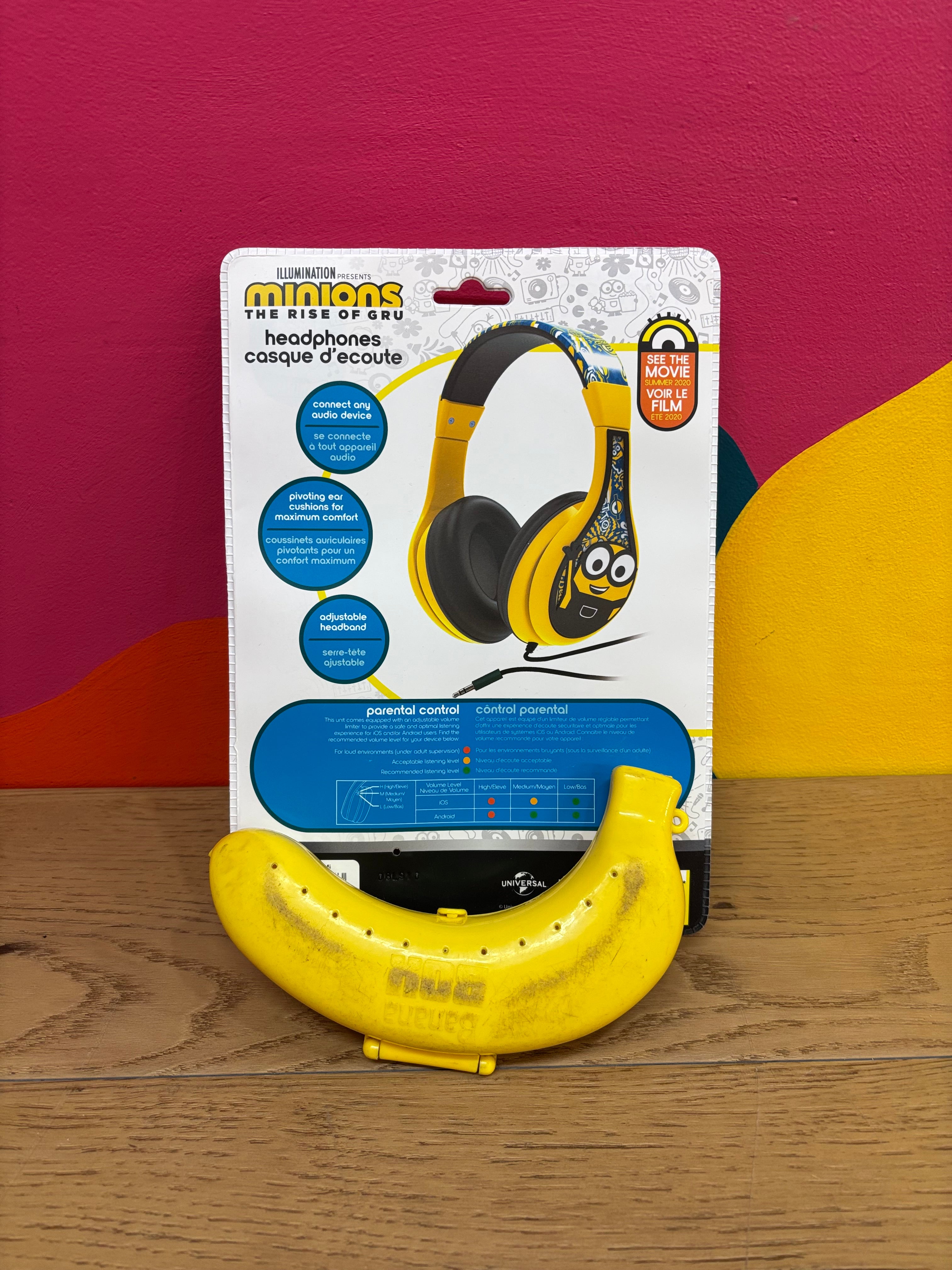 Minons Parental Control Headphones - NEW