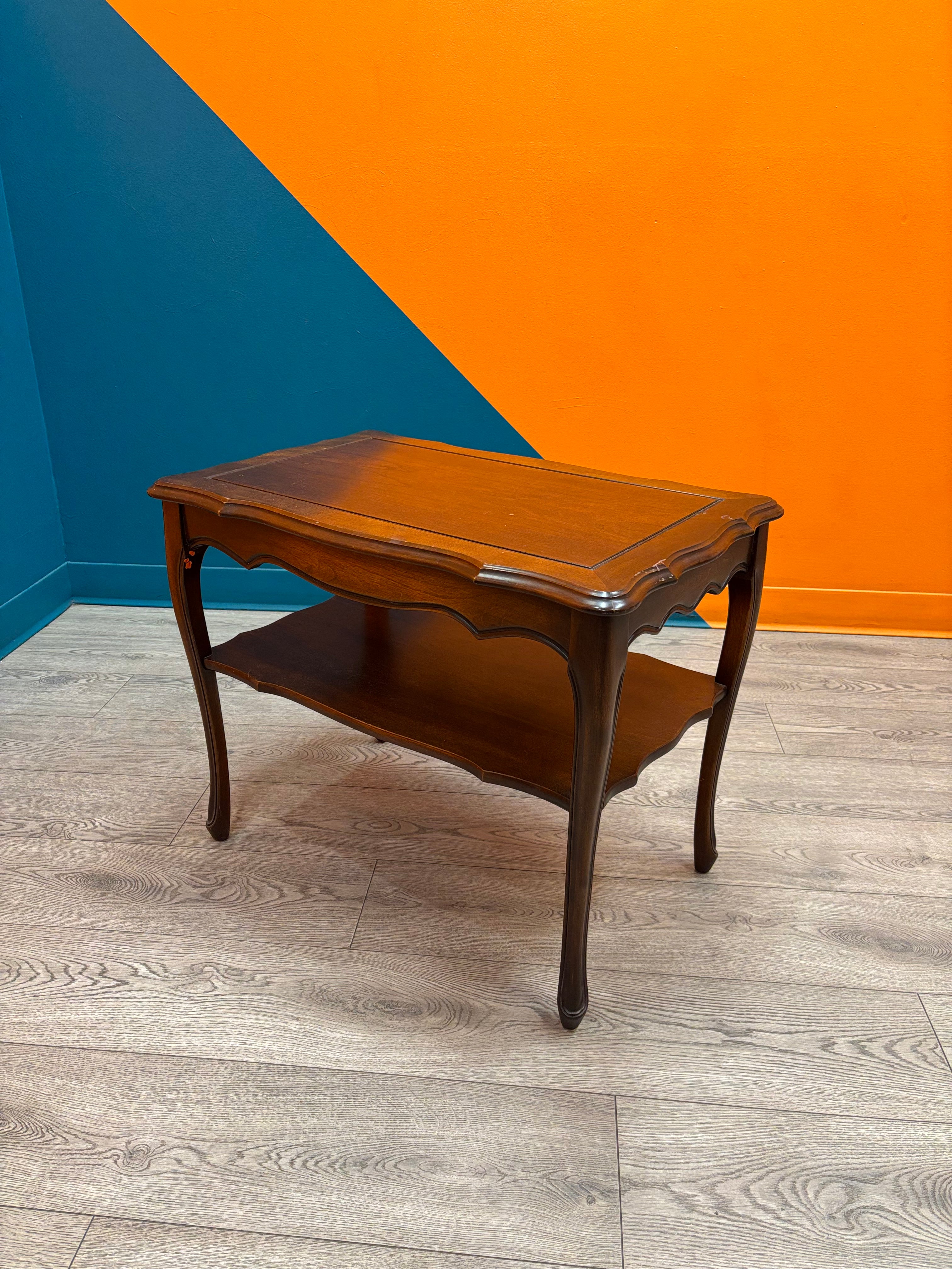 Wood Rectangular Side Table