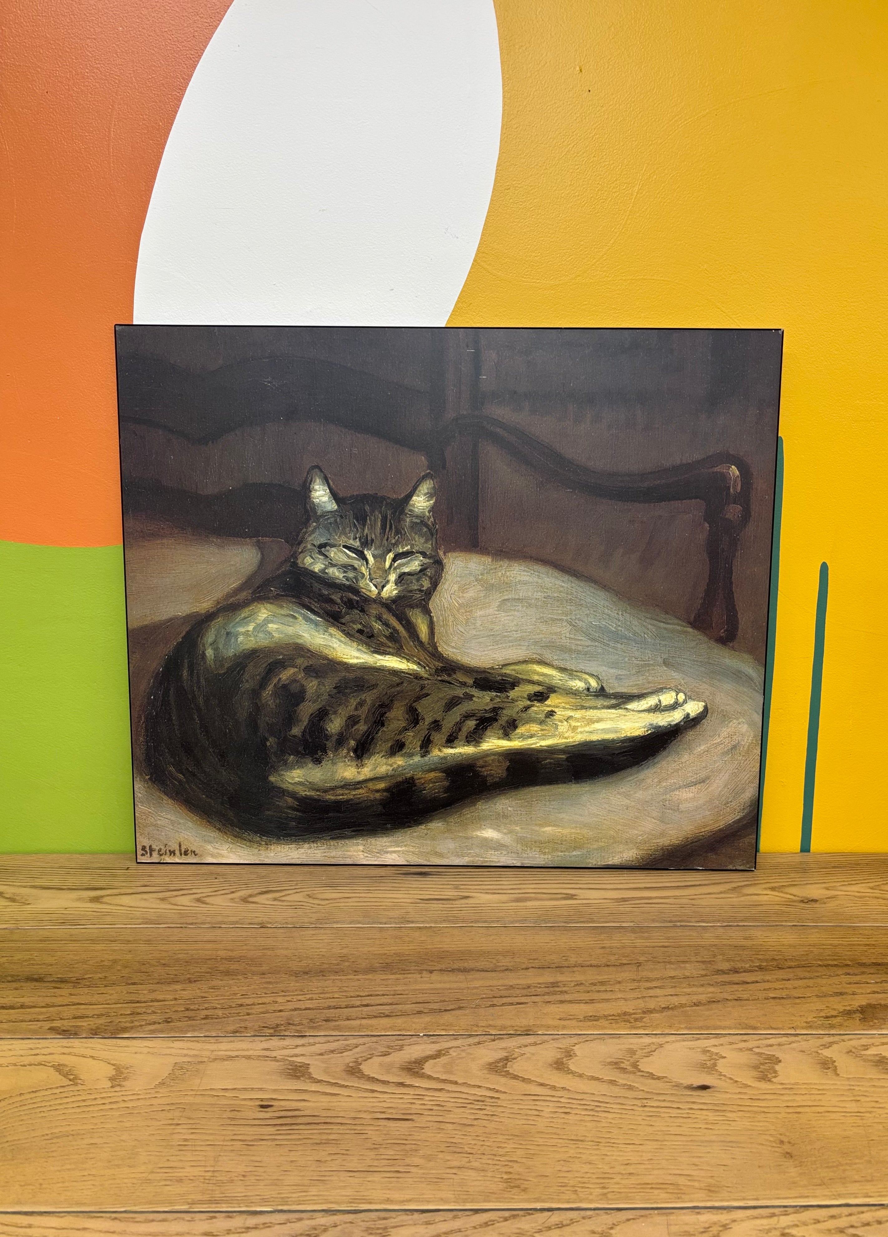 Cat on Chair Print