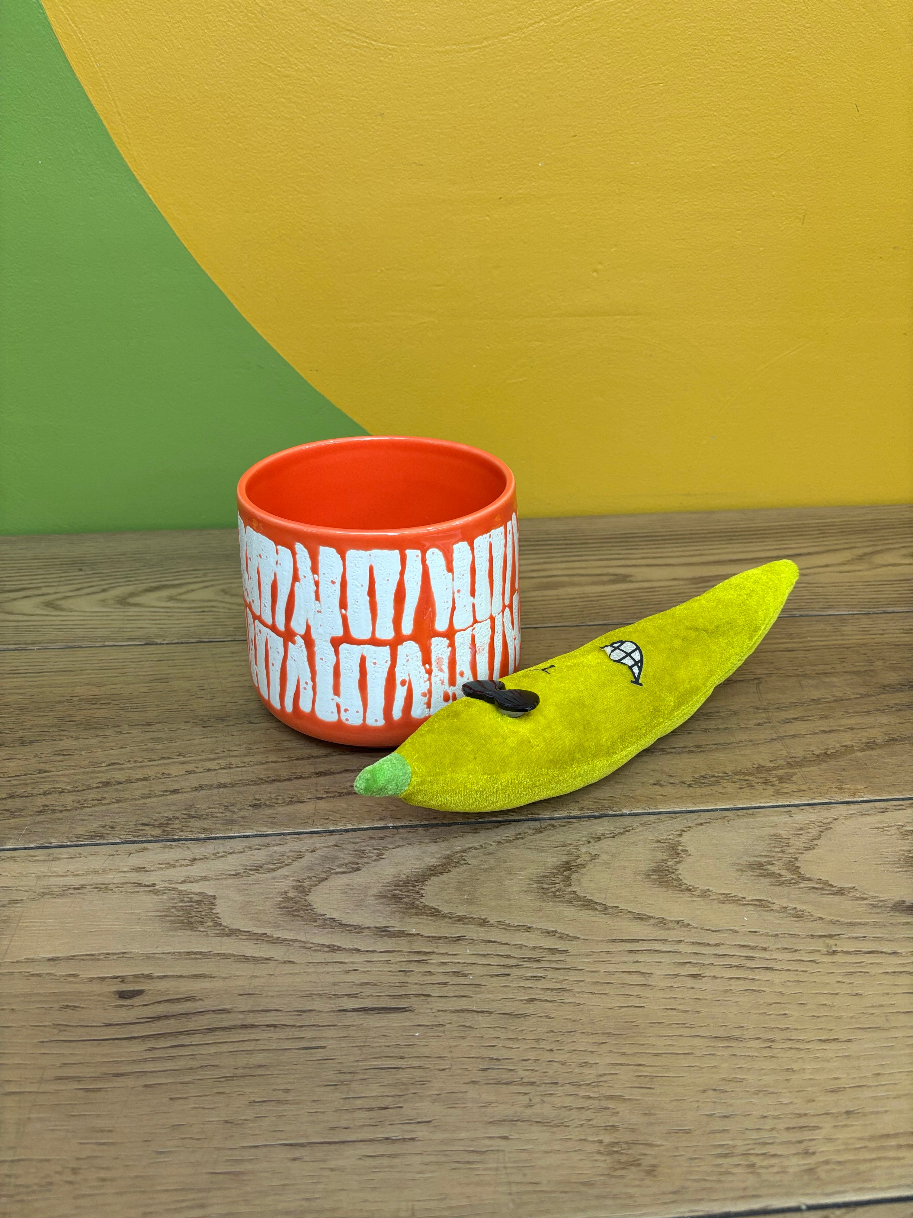 Small Orange Planter