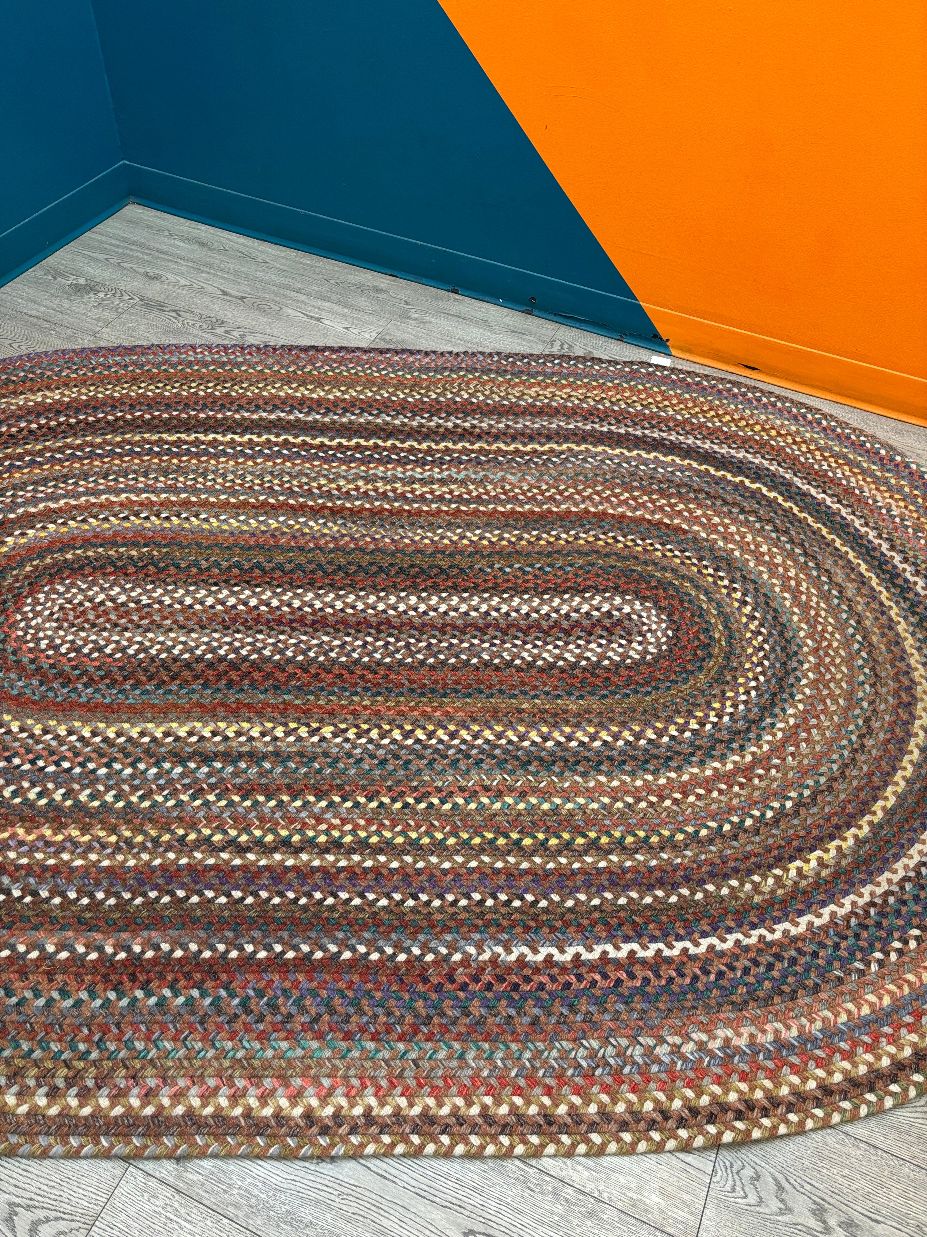 Woven Oval Area Rug #1