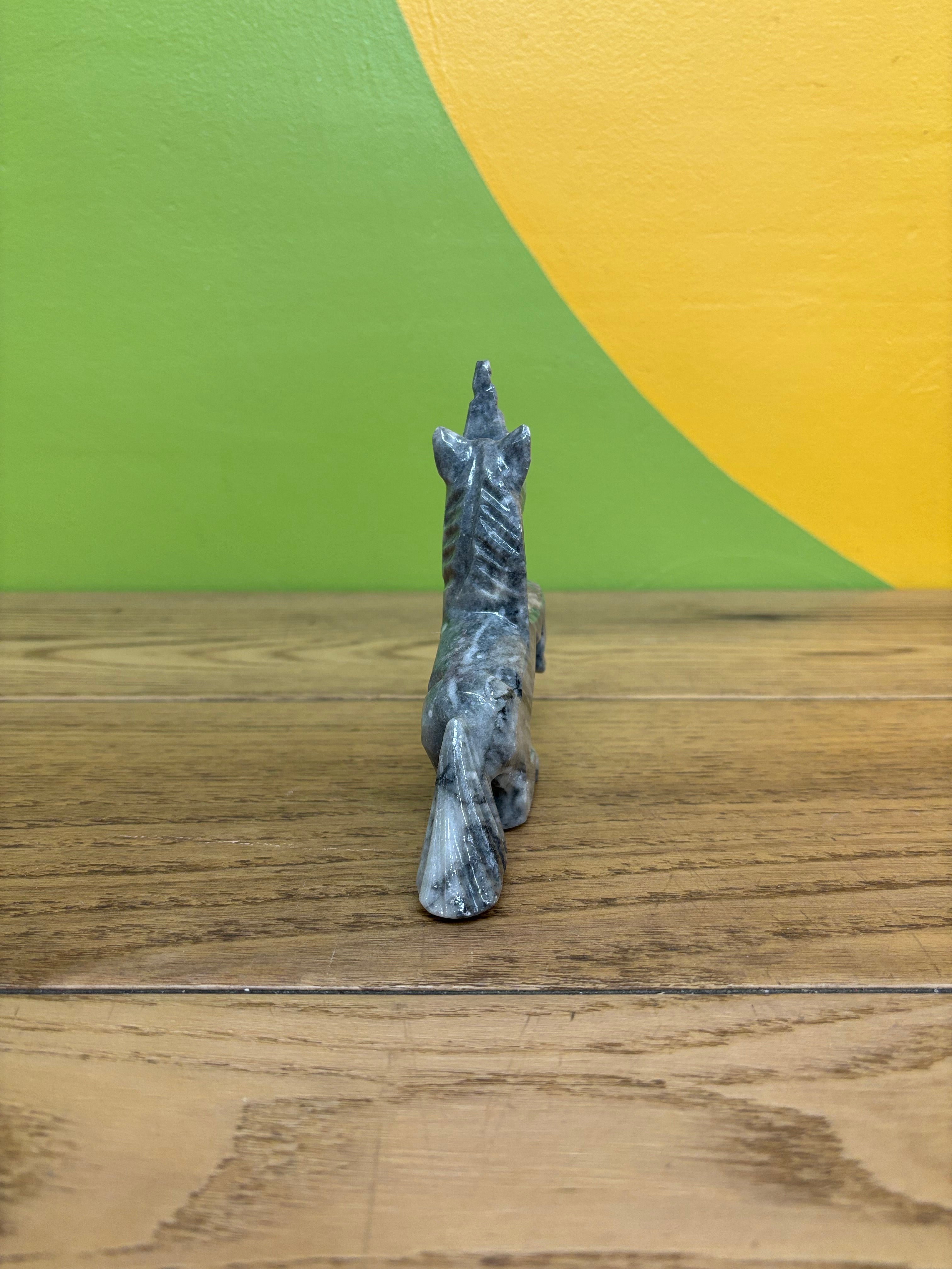 Stone Unicorn Figurine