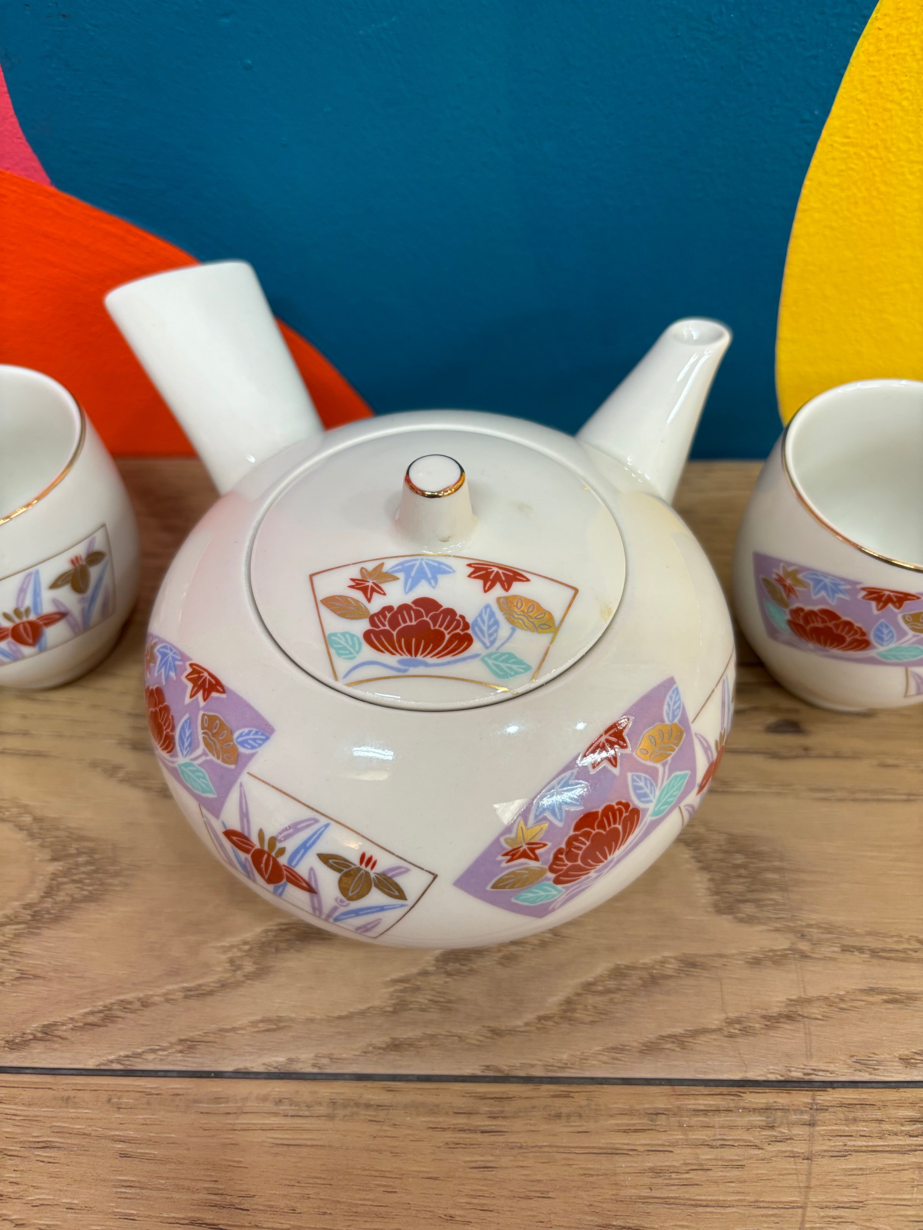 Floral Tea Set (6 Pieces)