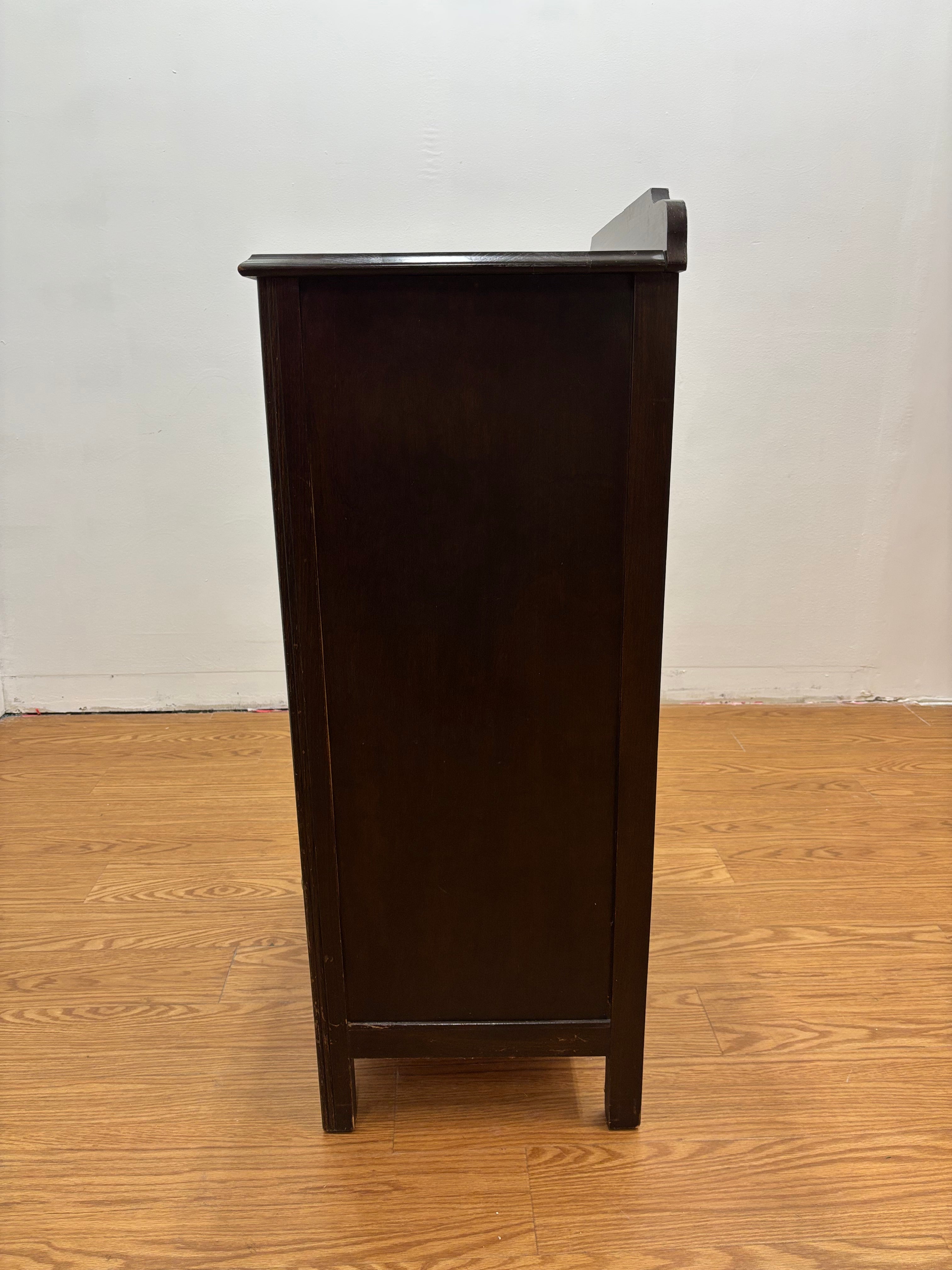 Wood 4 Drawer Dresser