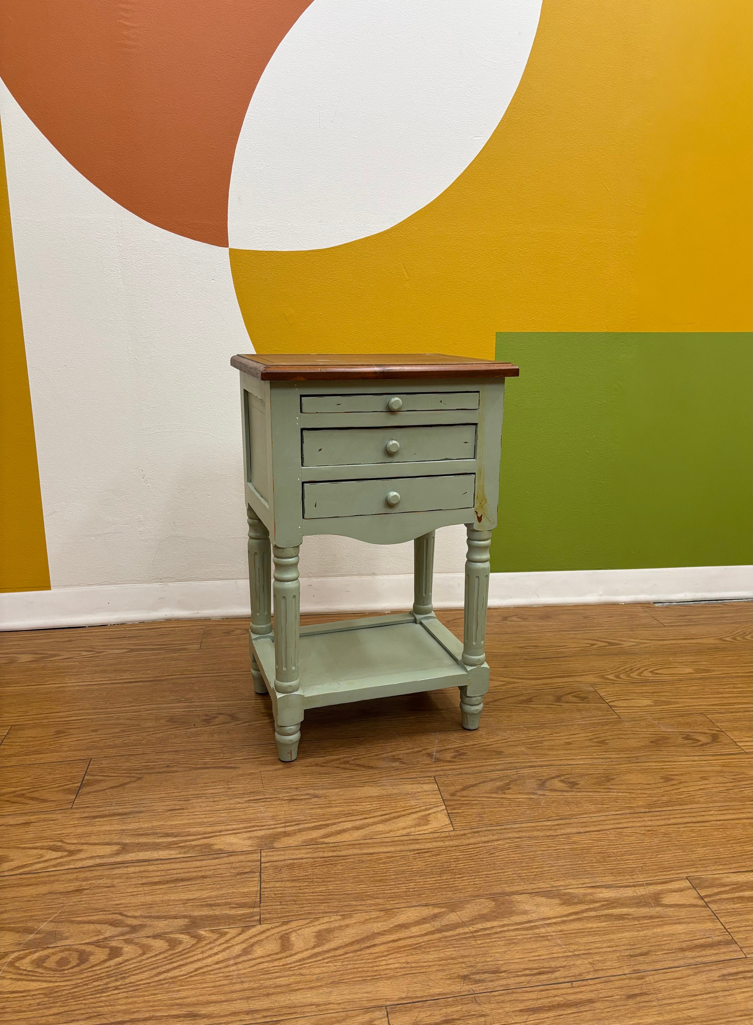 3 Drawer Side Table