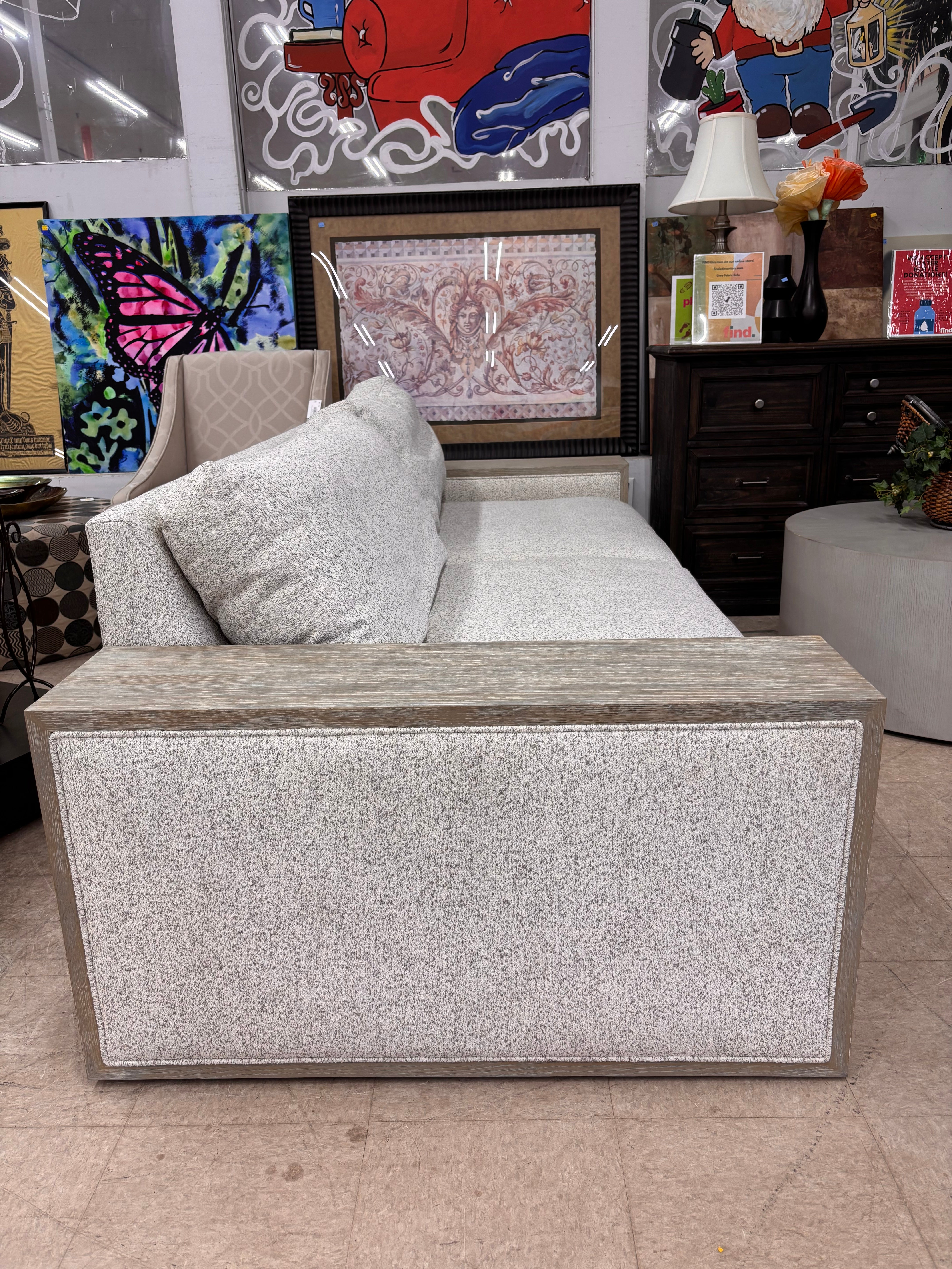 Grey Fabric Sofa