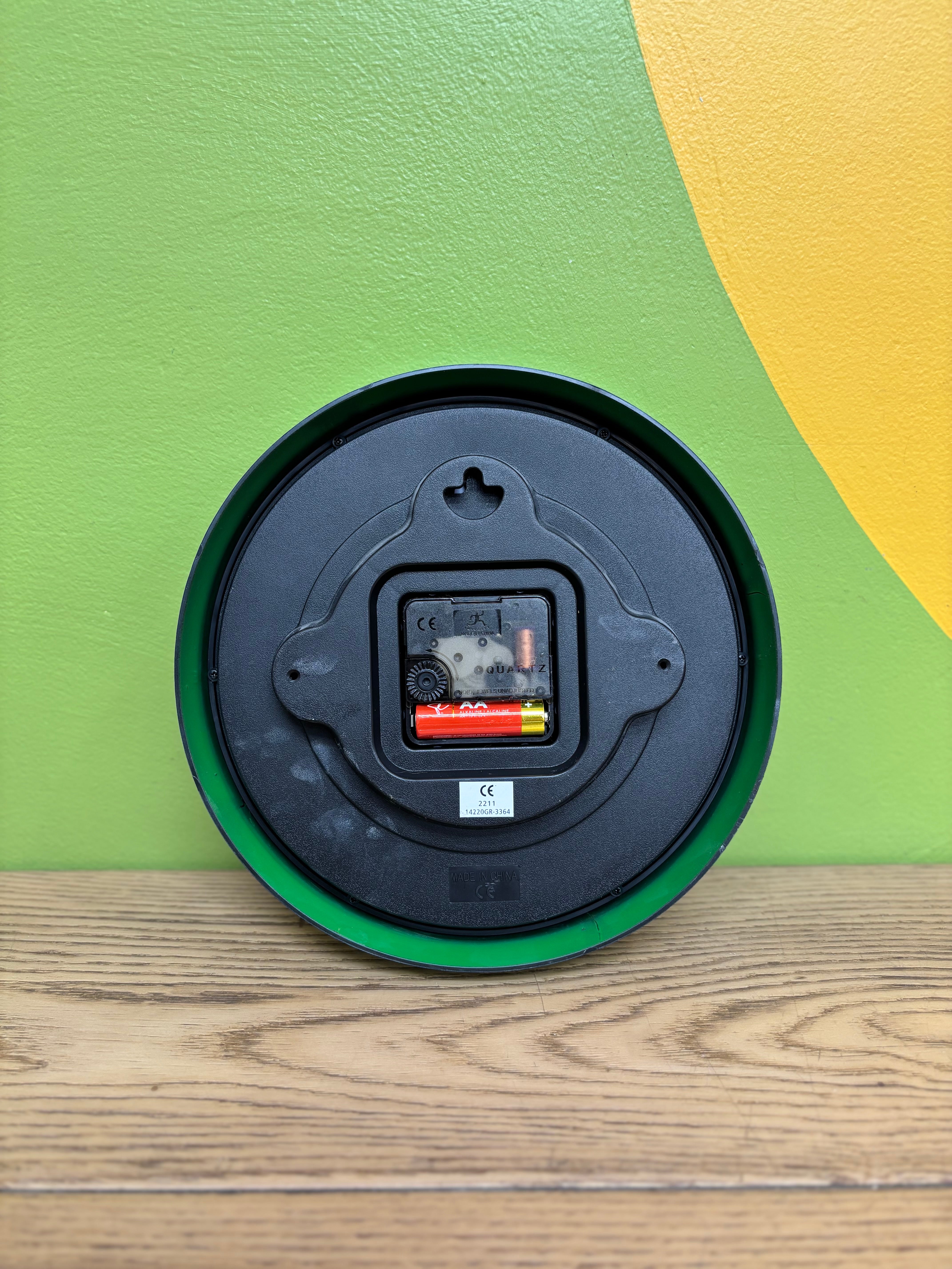 Green Wall Clock