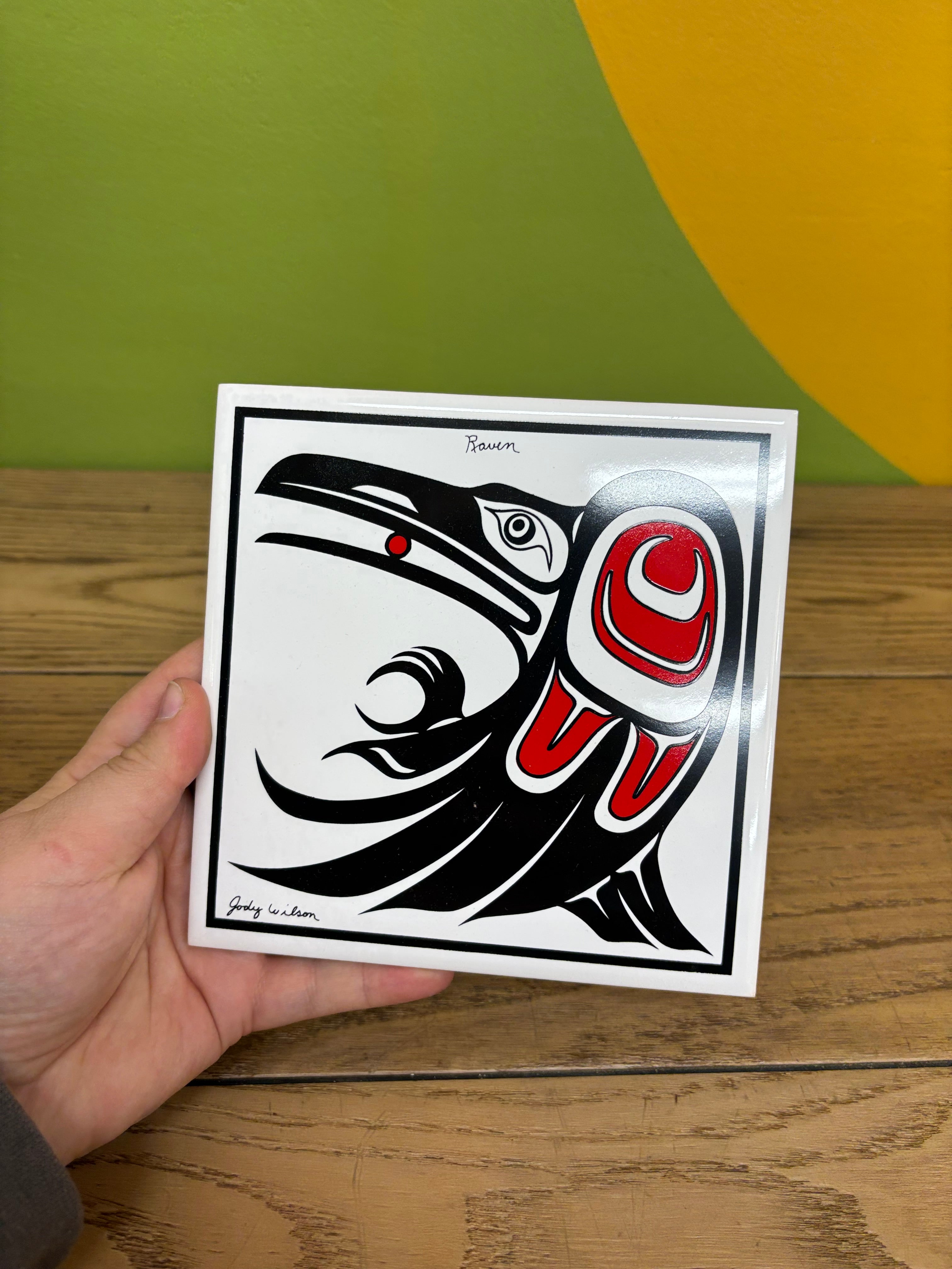 Raven Tile by Jody Wilson