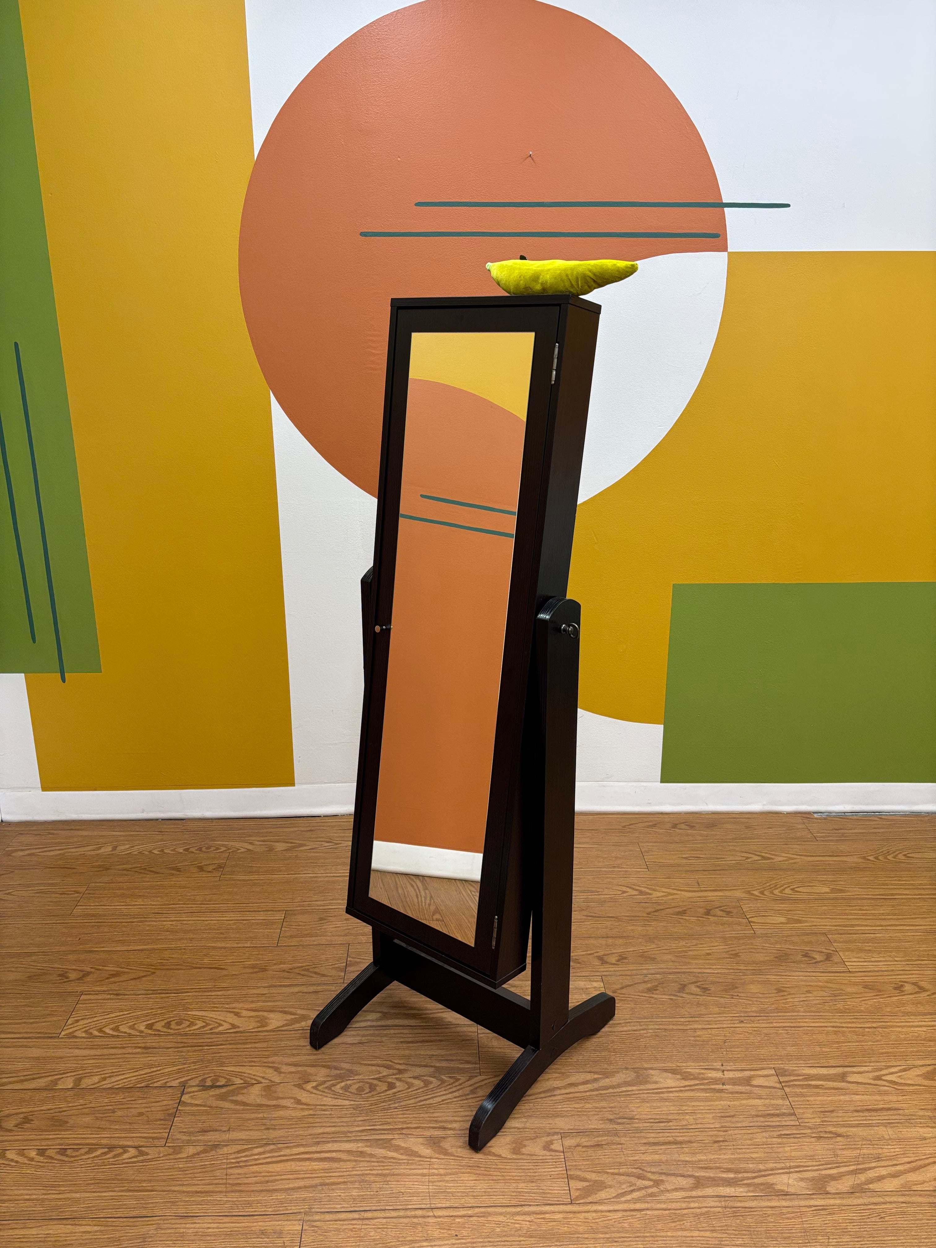 Jewelry Armoire with Mirror