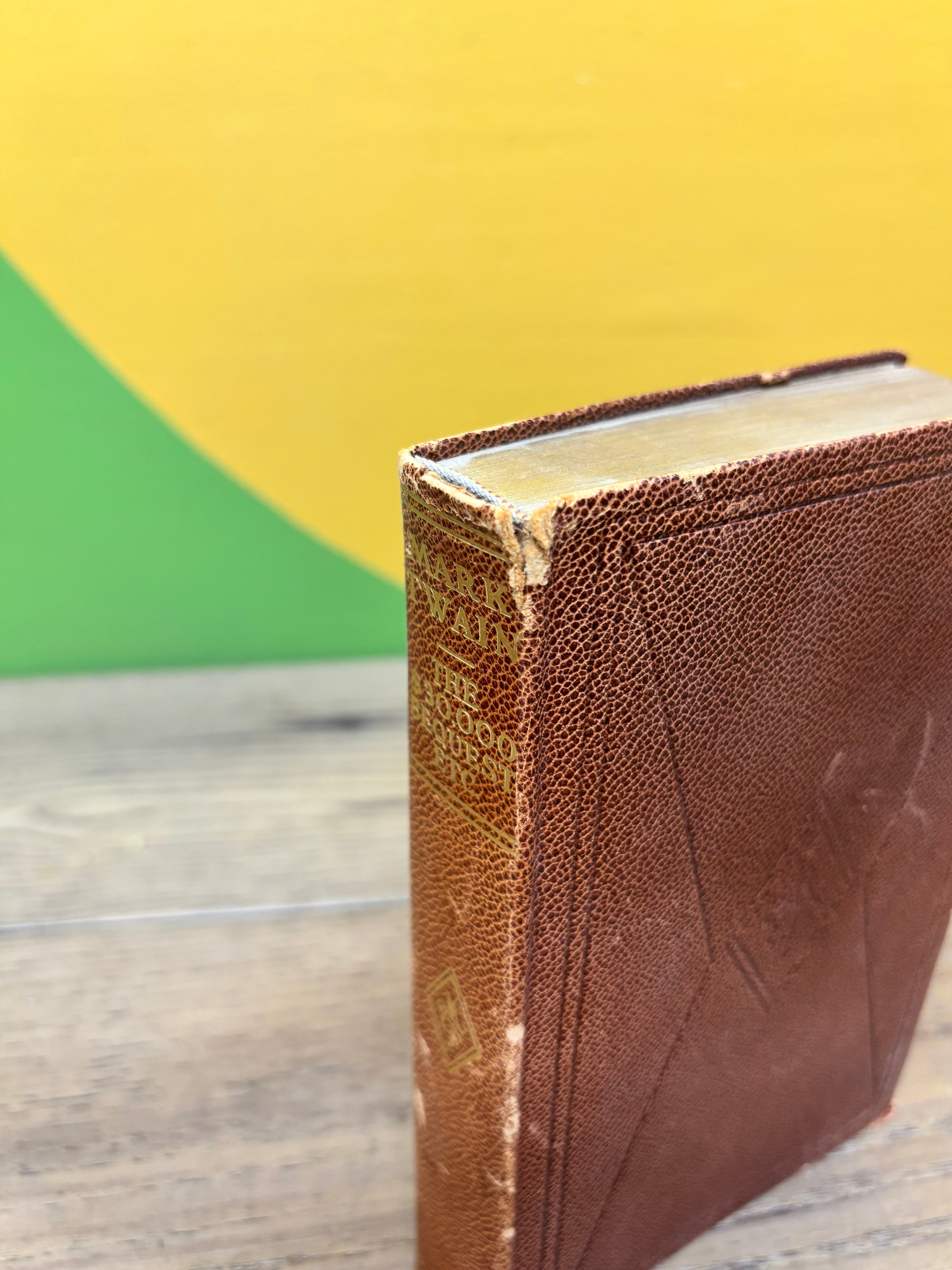 (8) Mark Twain Leather Books