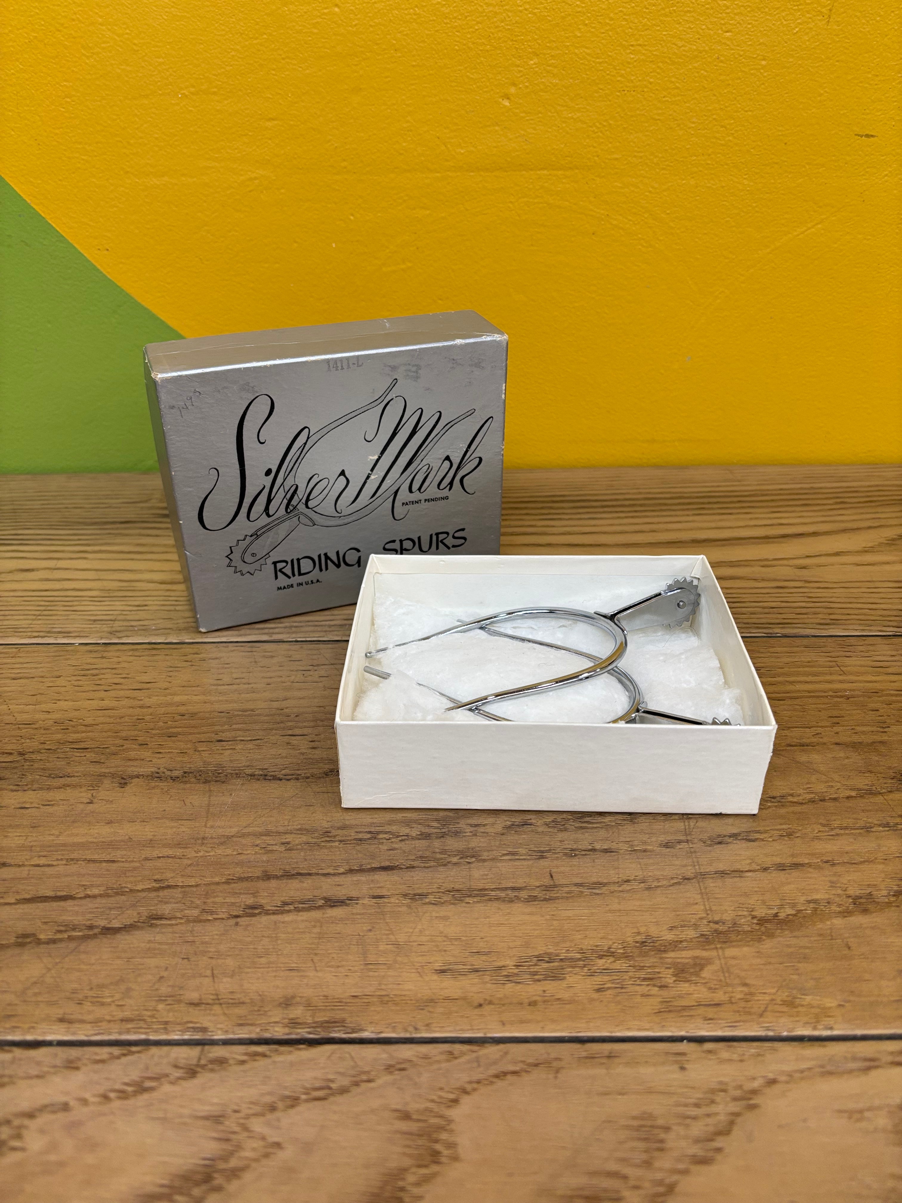 Sliver Mark Slip On Riding Spurs