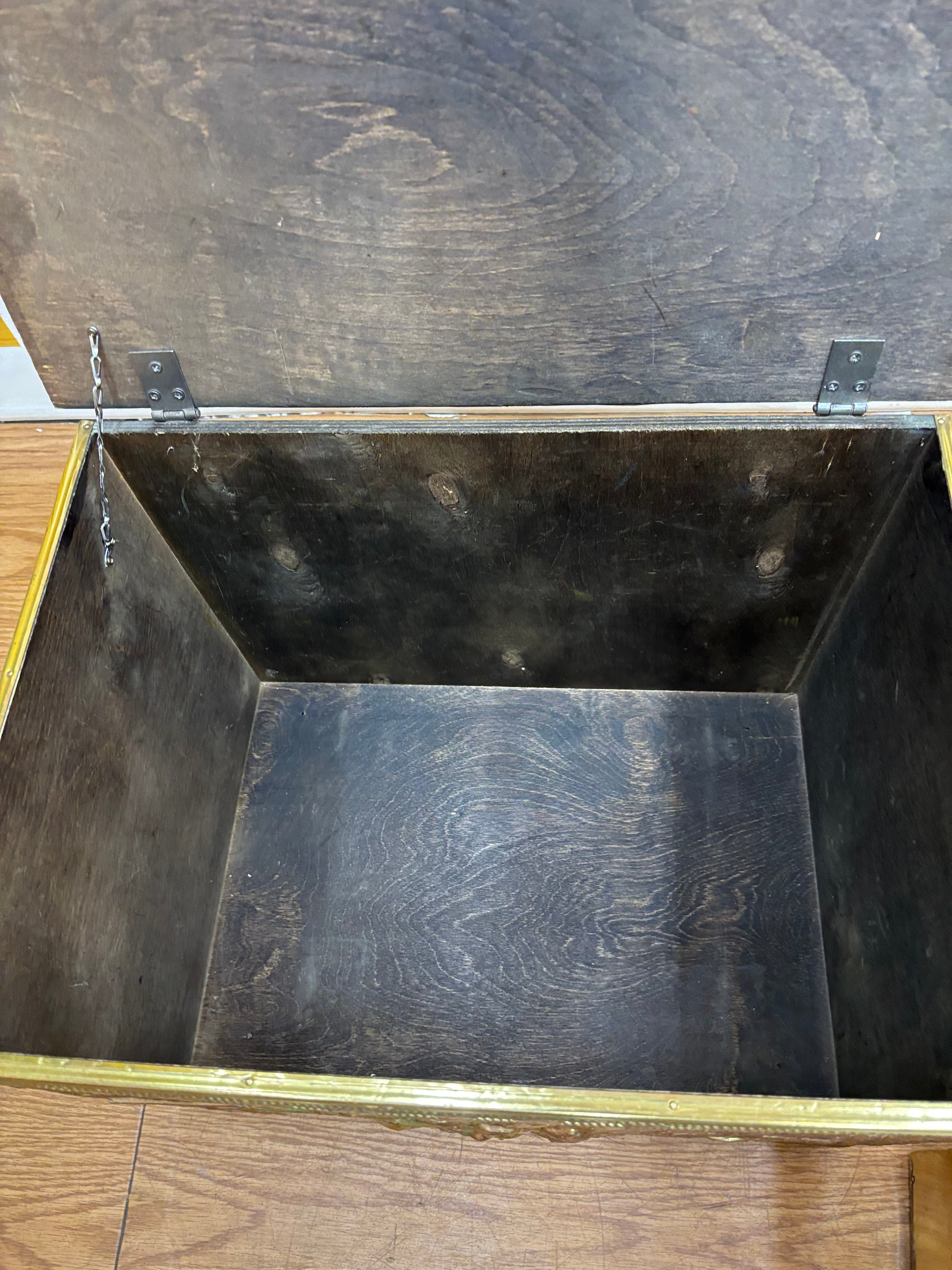 (2) Gold Tone Boxes