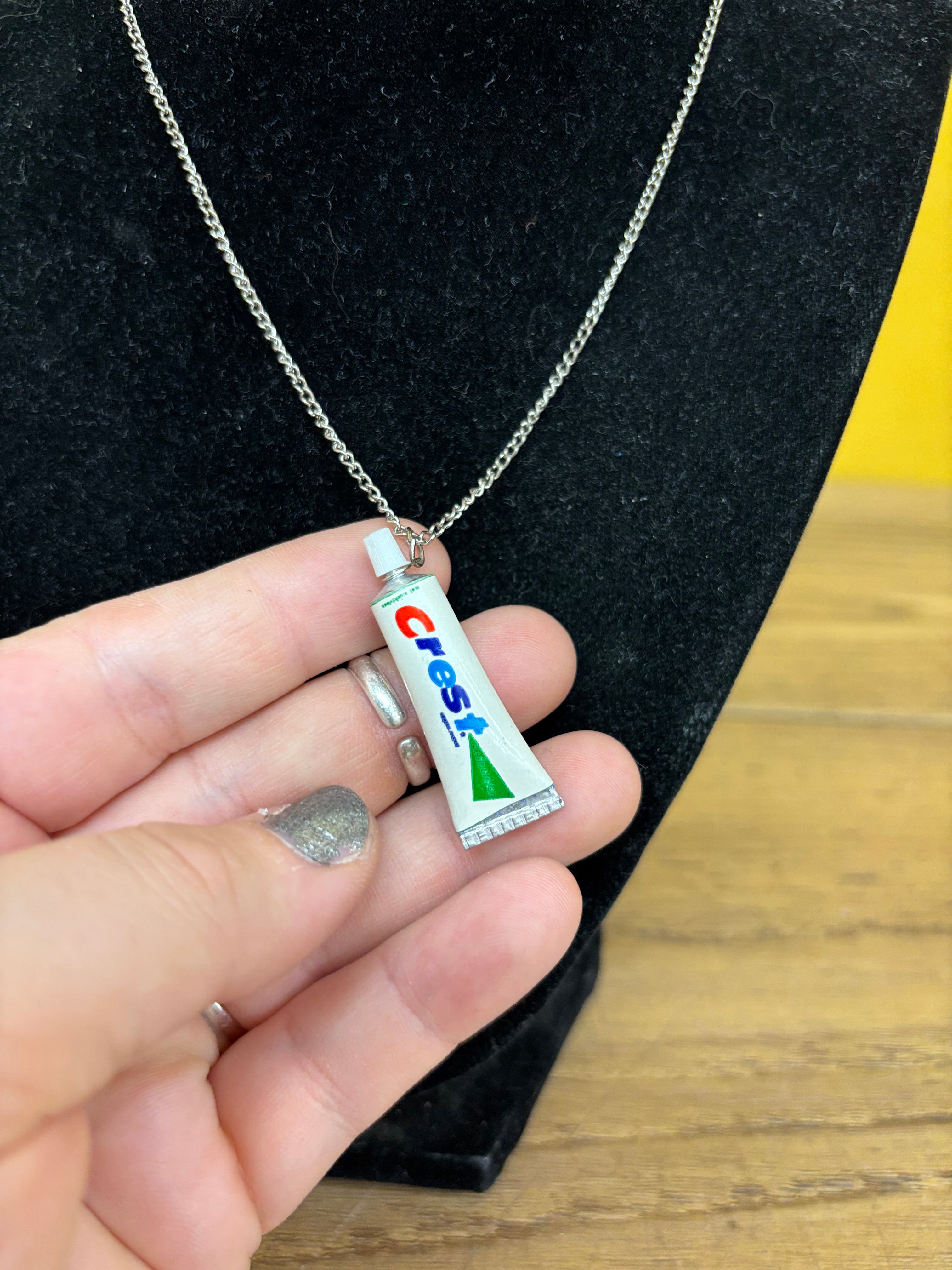 Crest Toothpaste Necklace