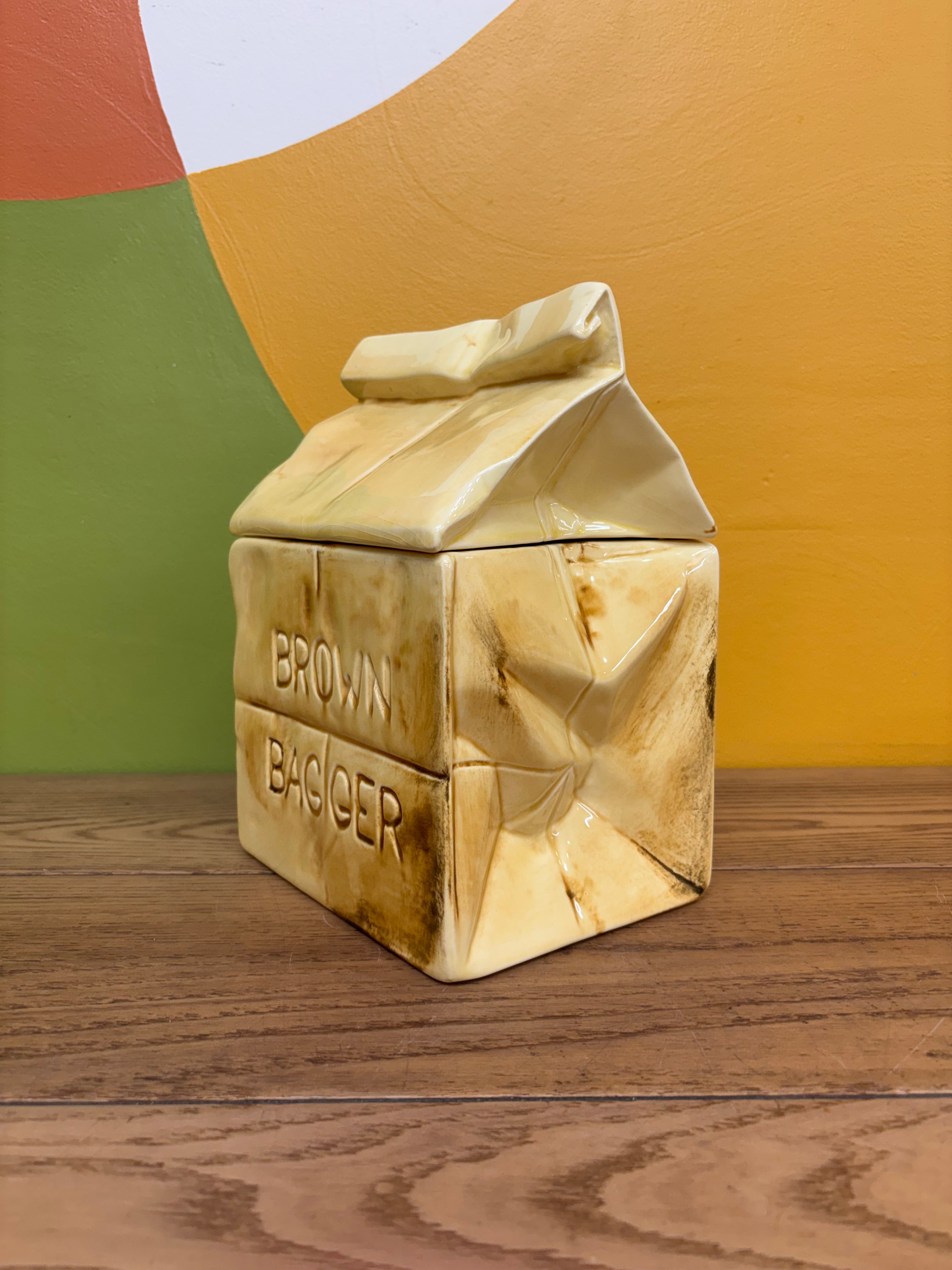 Brown Bagger Ceramic Cookie Jar
