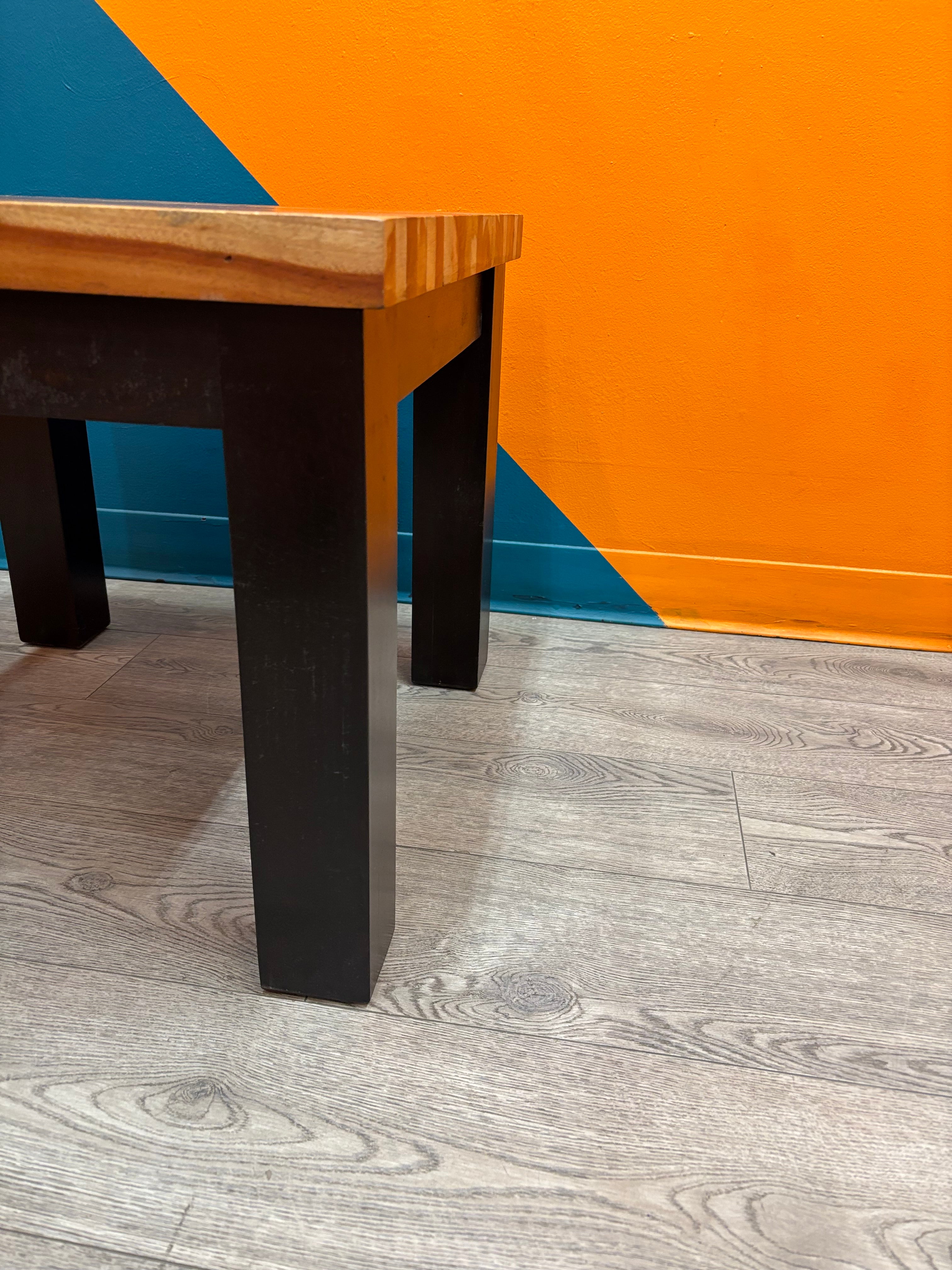 Large Wood Side Table