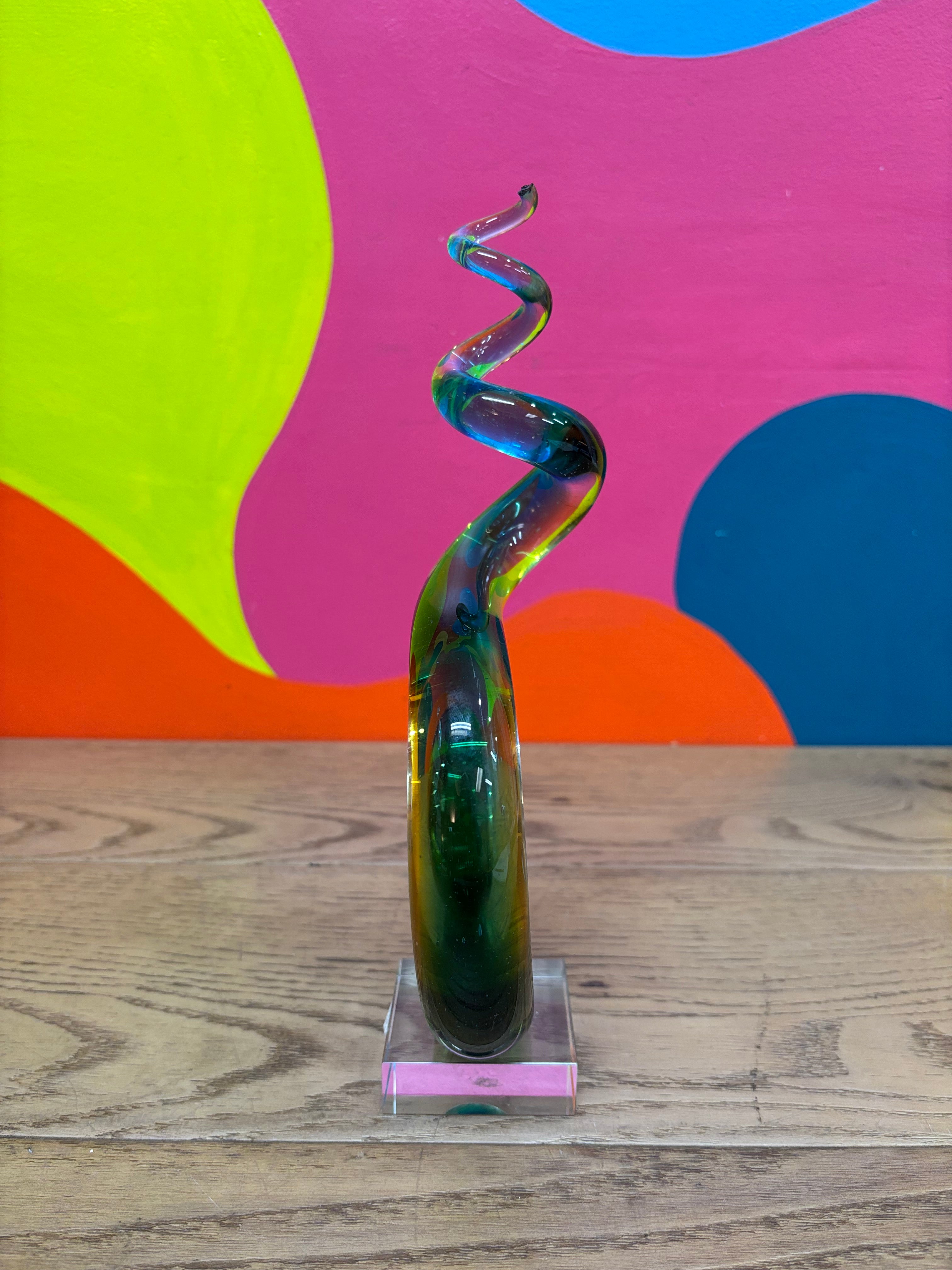 Swirly Glass Sculpture