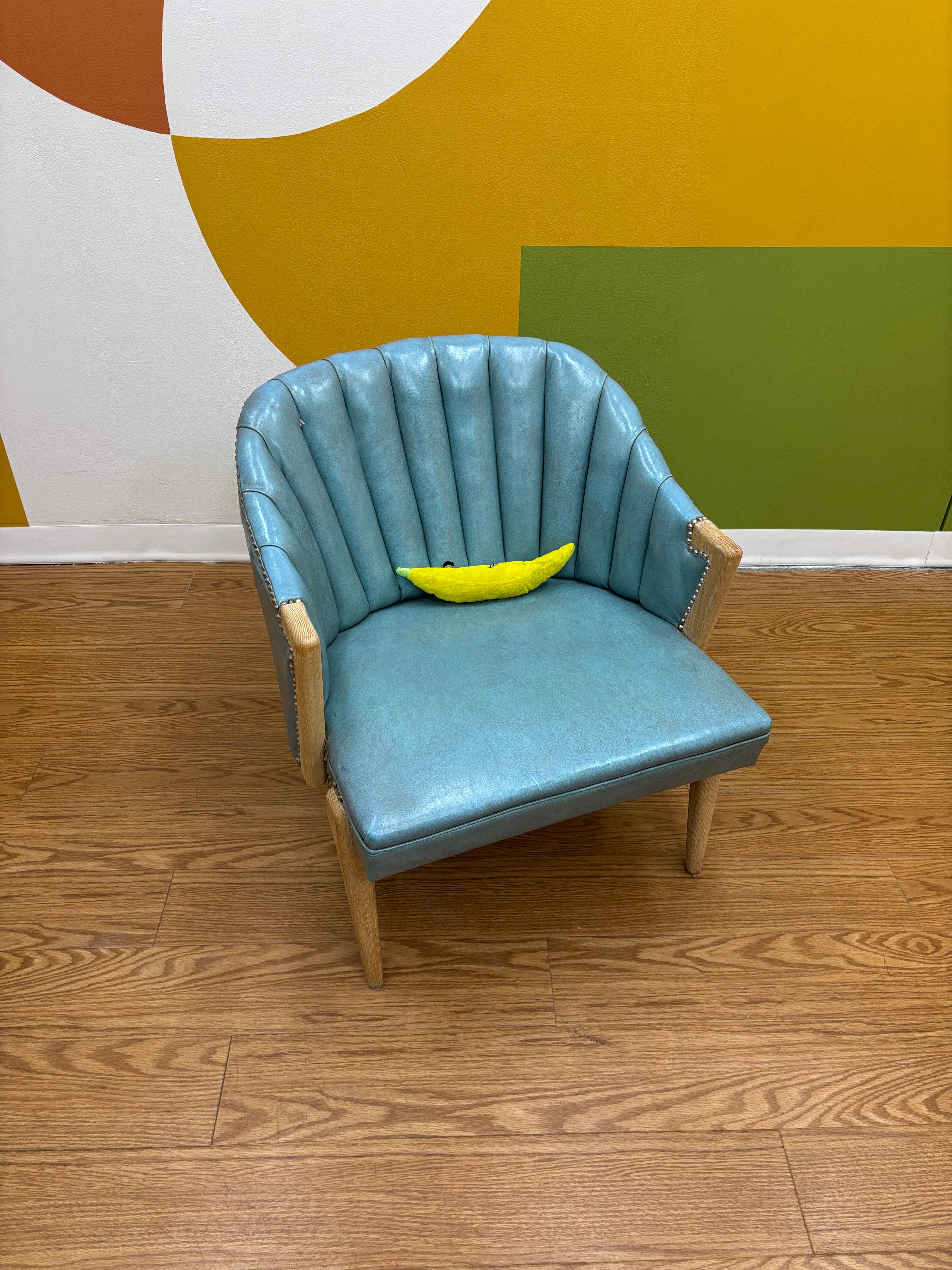 Blue Accent Armchair