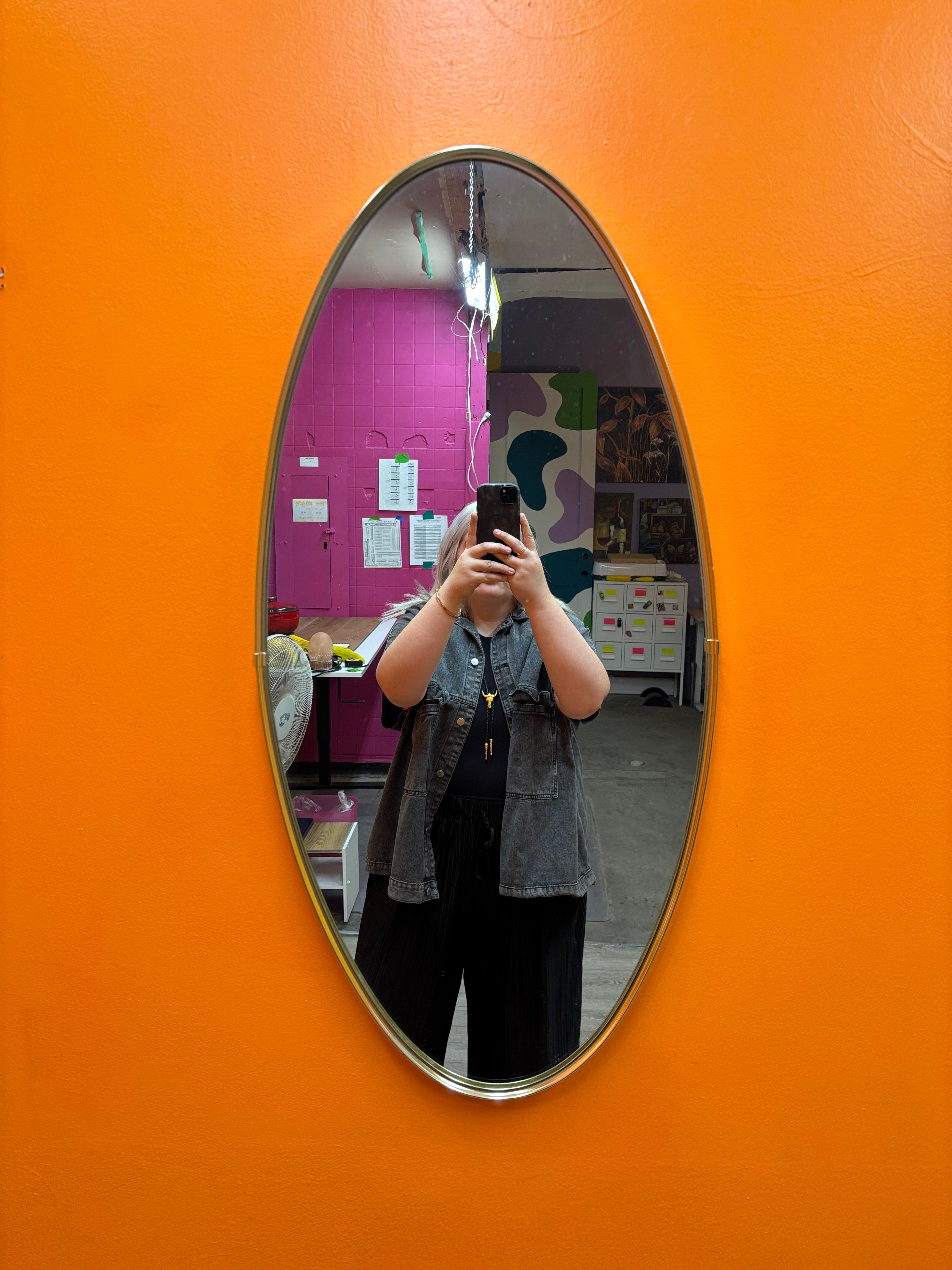 Oval Wall Mirror