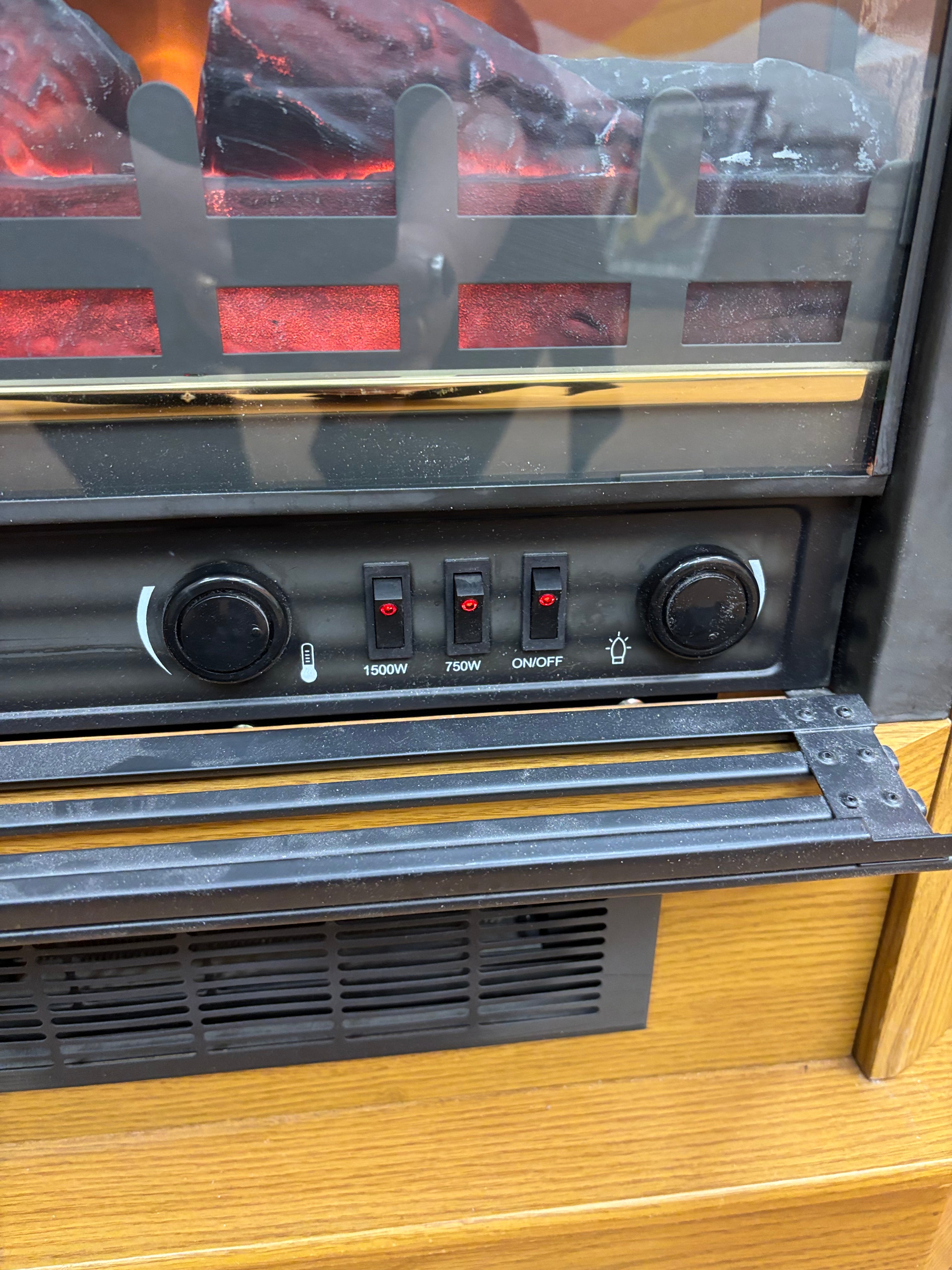 Corner Electric Fireplace
